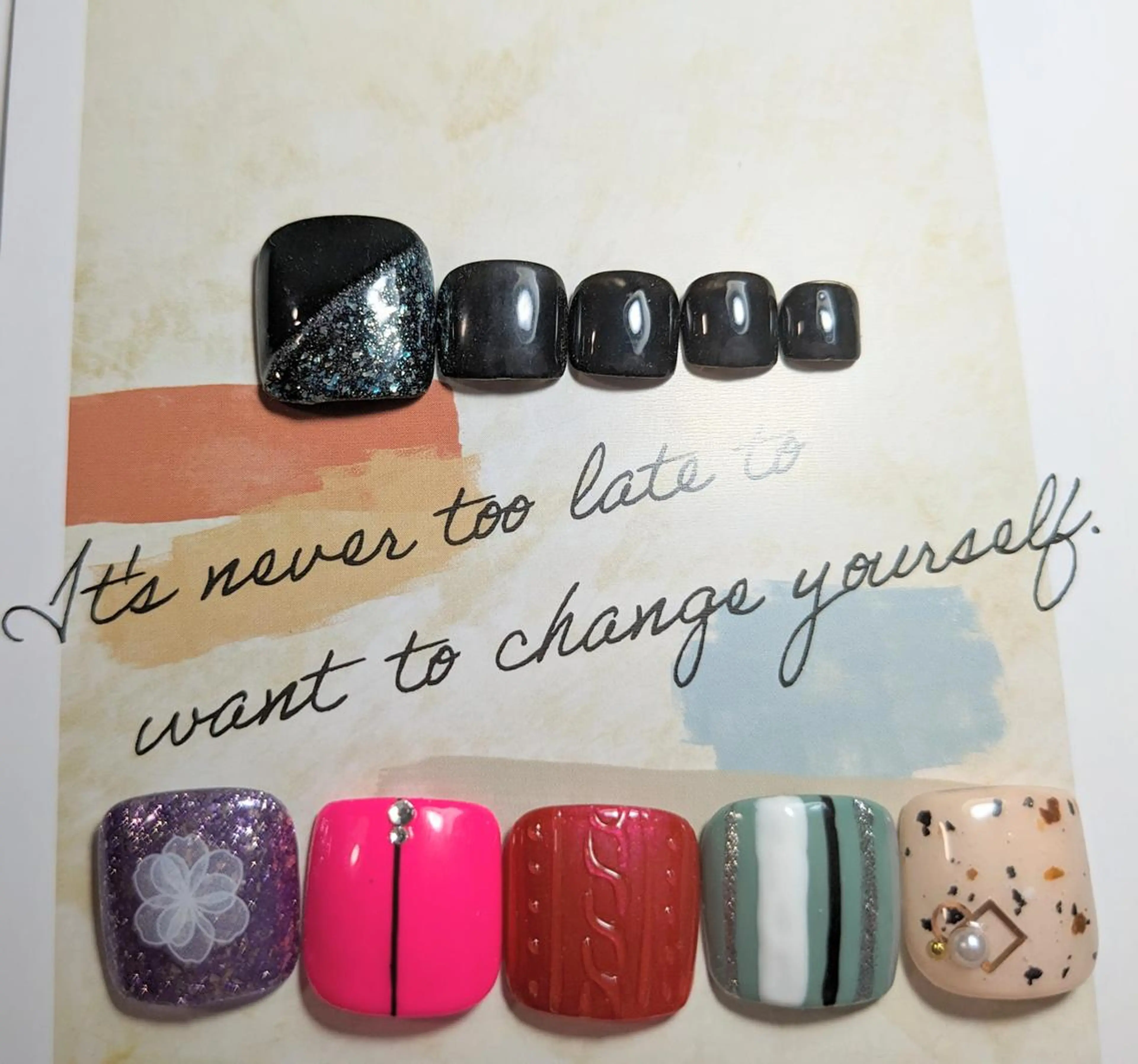 ネイル アートネイル カジュアル フットネイル フットネイル ネイルサロンベルティ .keikoのネイルデザイン