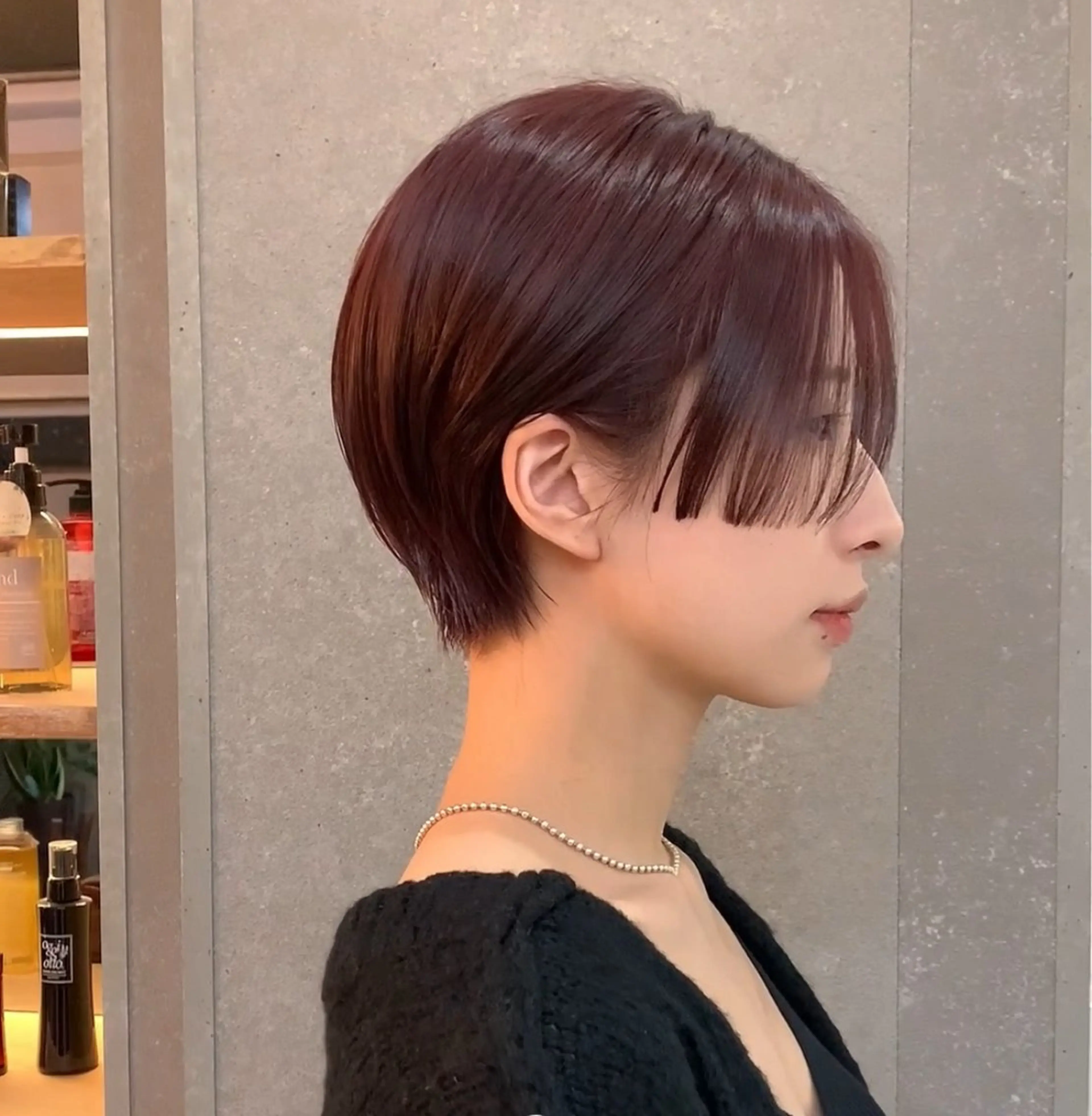 【可愛くなる🔥】カット+うる艶カラー内部補修トリートメント‼️超音波アイロン付き❣️の写真