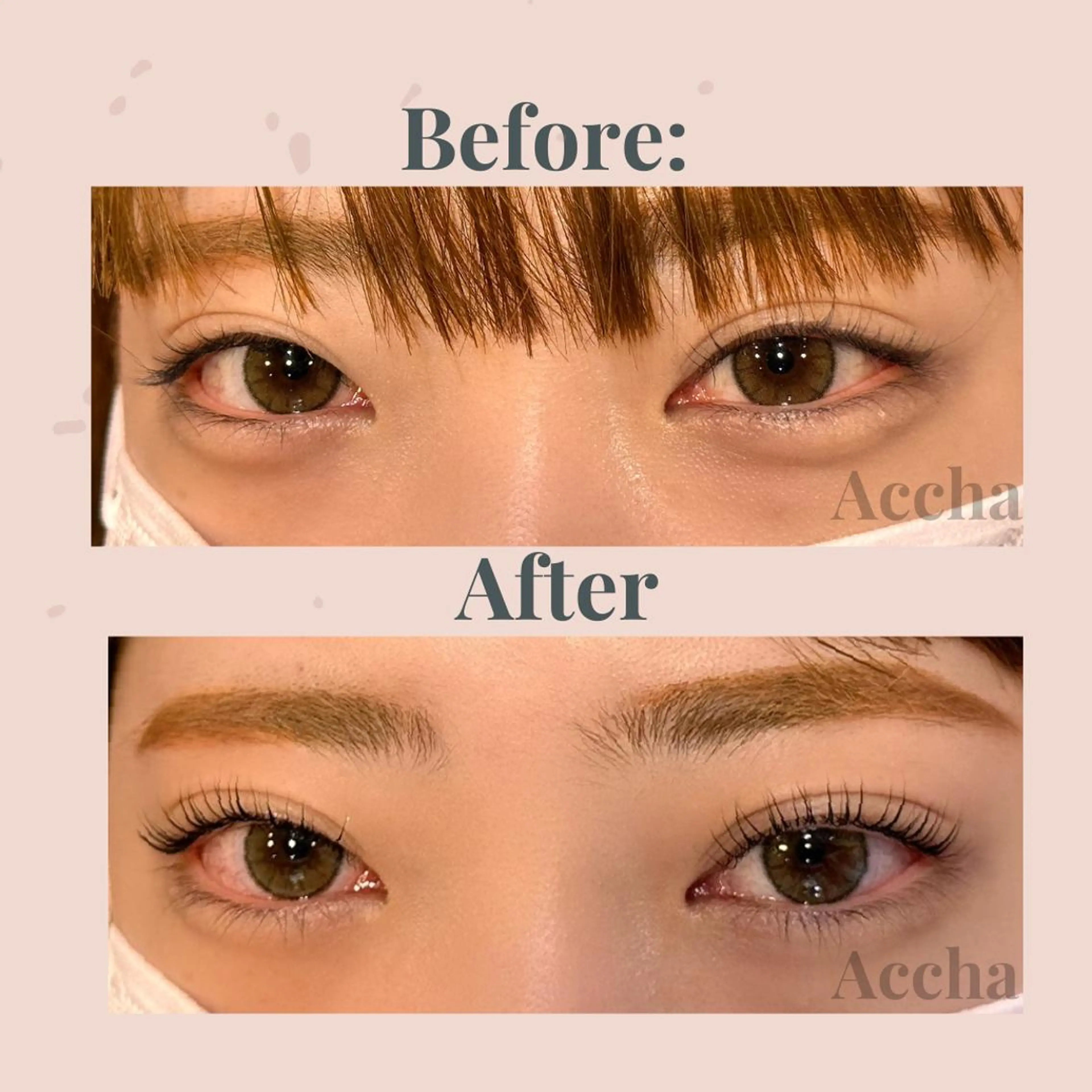 マツエク・マツパ パリジェンヌラッシュリフト ACCHA WAKUIのマツエク・マツパデザイン