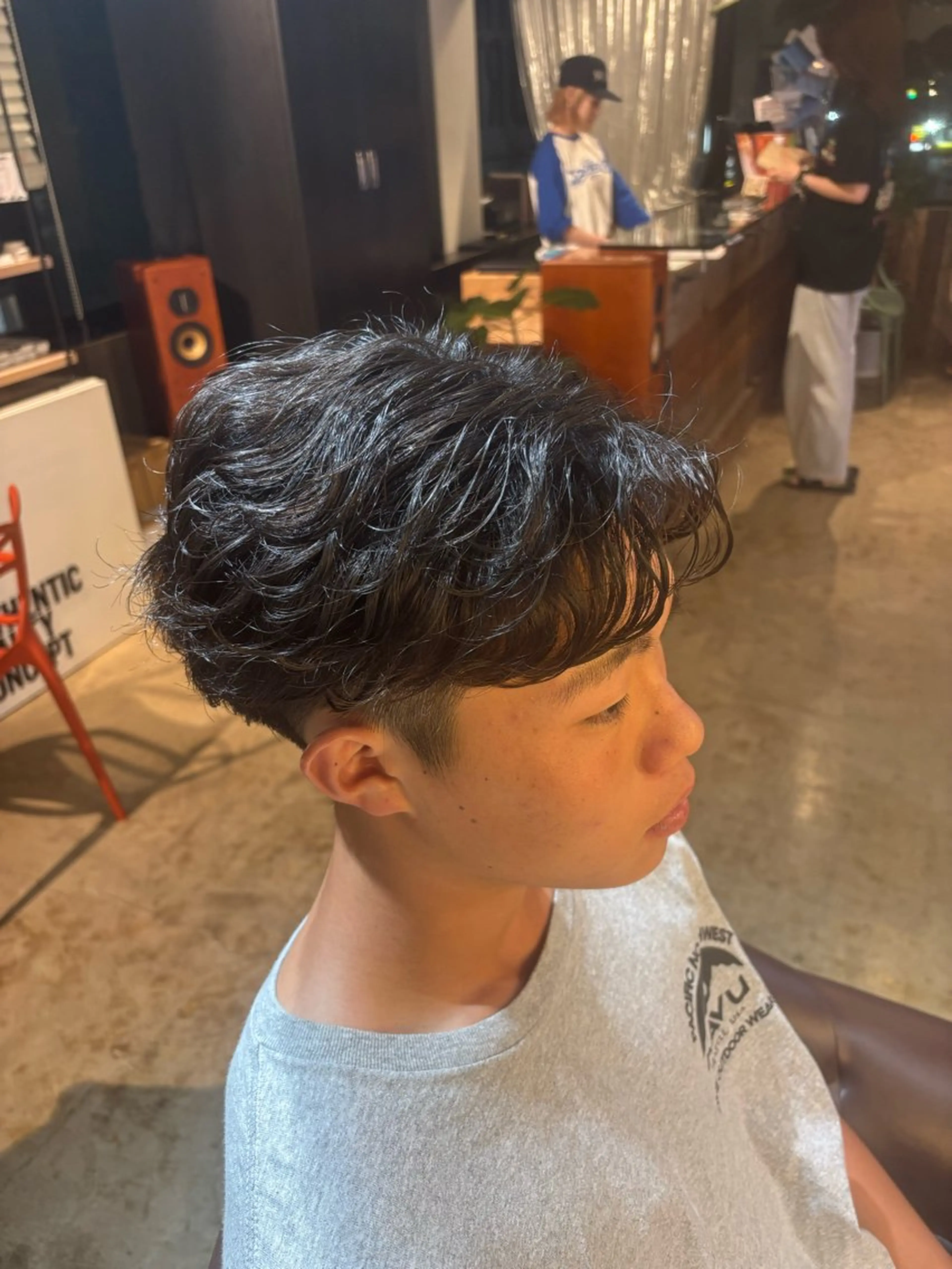 パーマ メンズ ニュアンスパーマ パーマ 平川 海夢のヘアスタイル