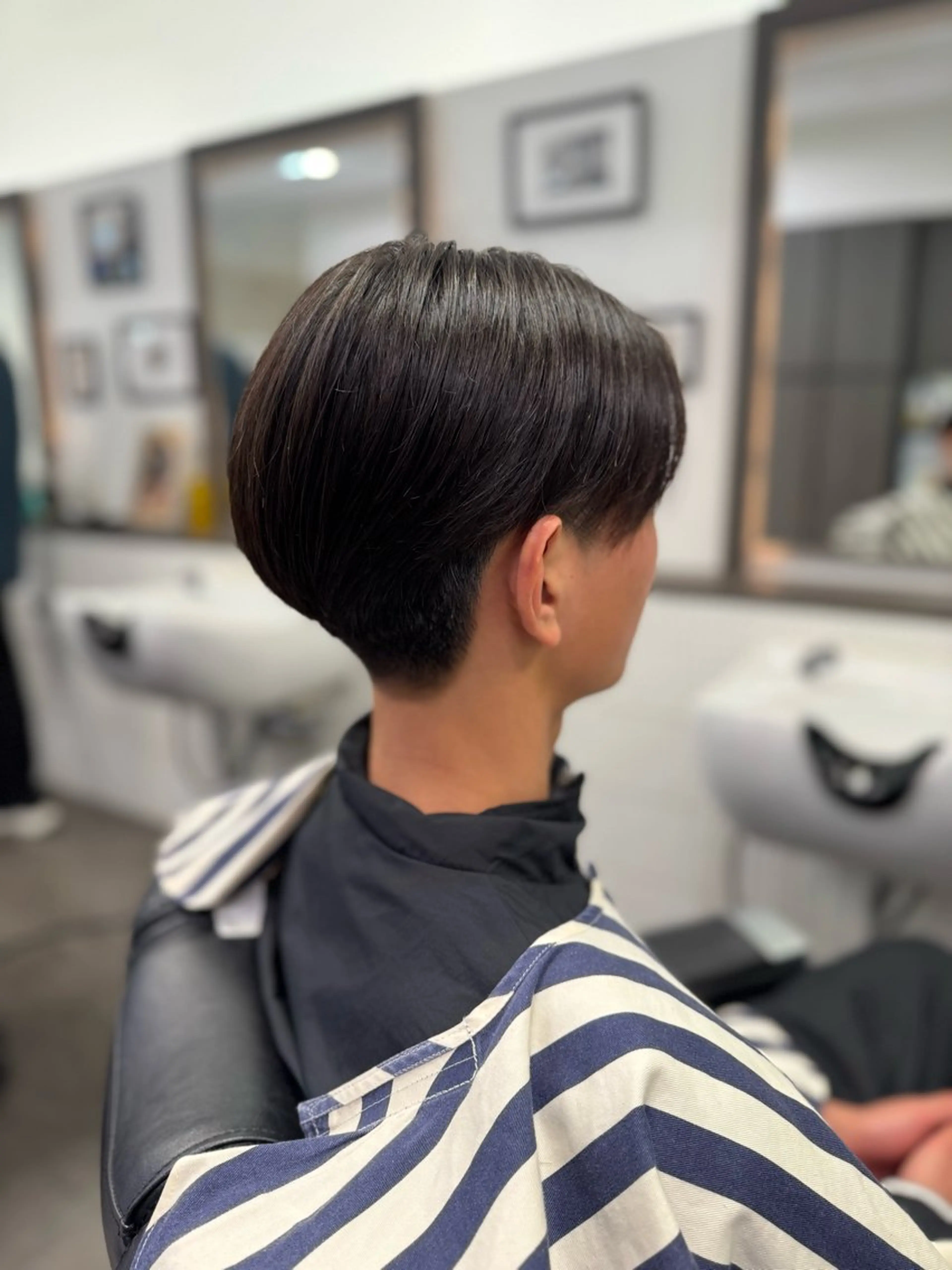 ミディアム メンズ センターパート 学生（メンズ向け） ツーブロック 学生 門脇 拓海のヘアスタイル