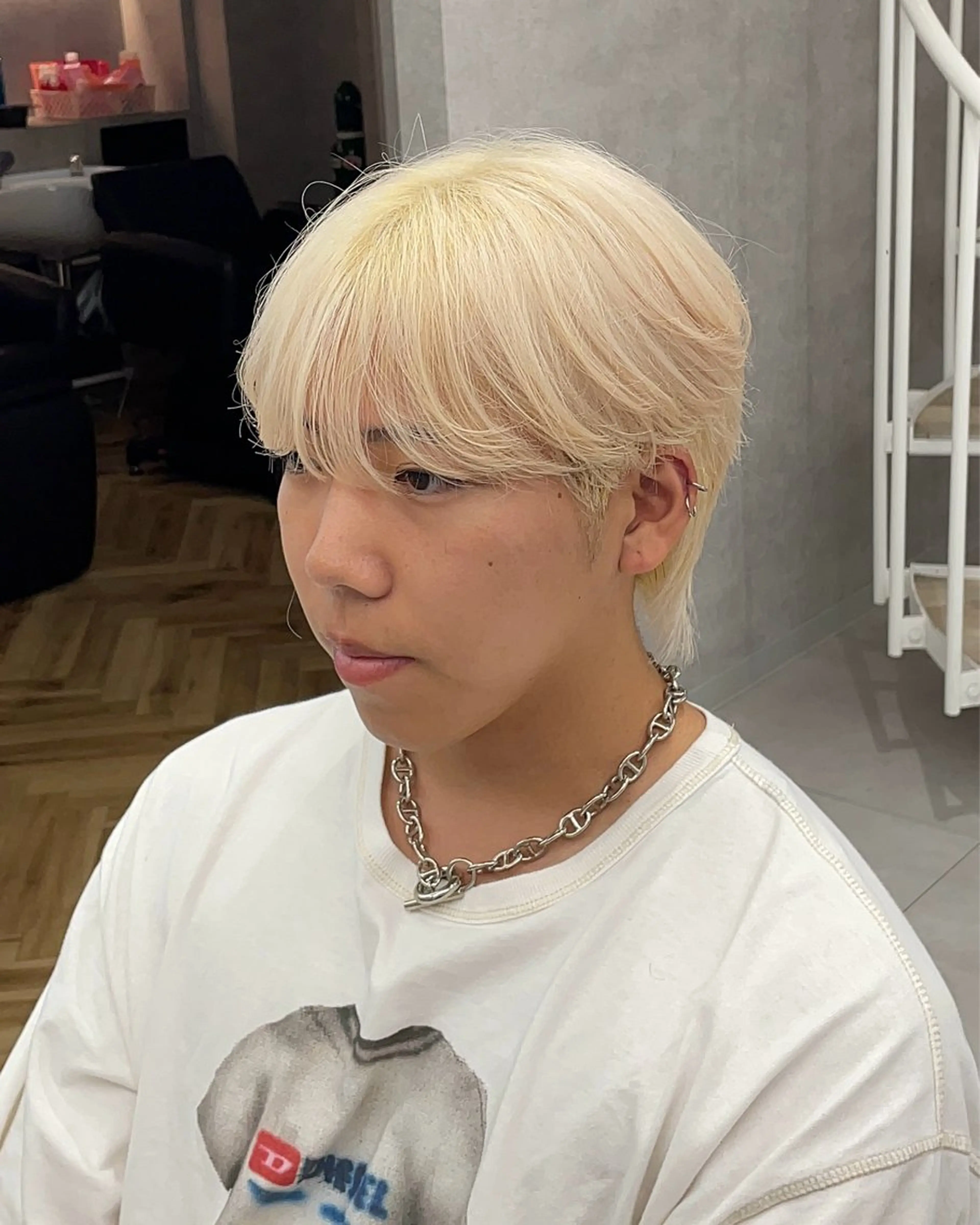 メンズ カット ヘアカラー トリートメント geep yutaのヘアスタイル