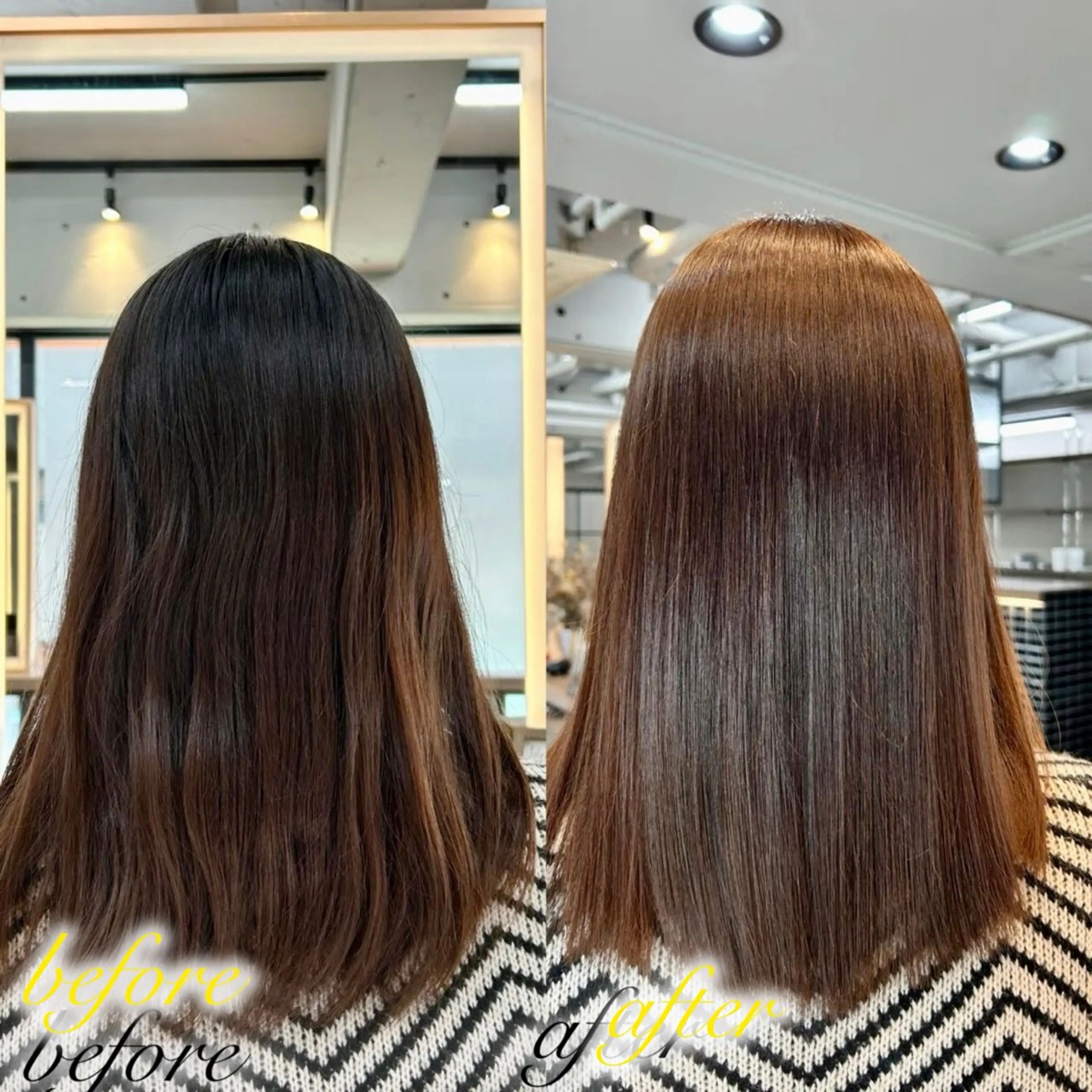 ミディアム 縮毛矯正 トリートメント 縮毛矯正 トリートメント 💠髪質改善／艶髪 平松世麗💠のヘアスタイル