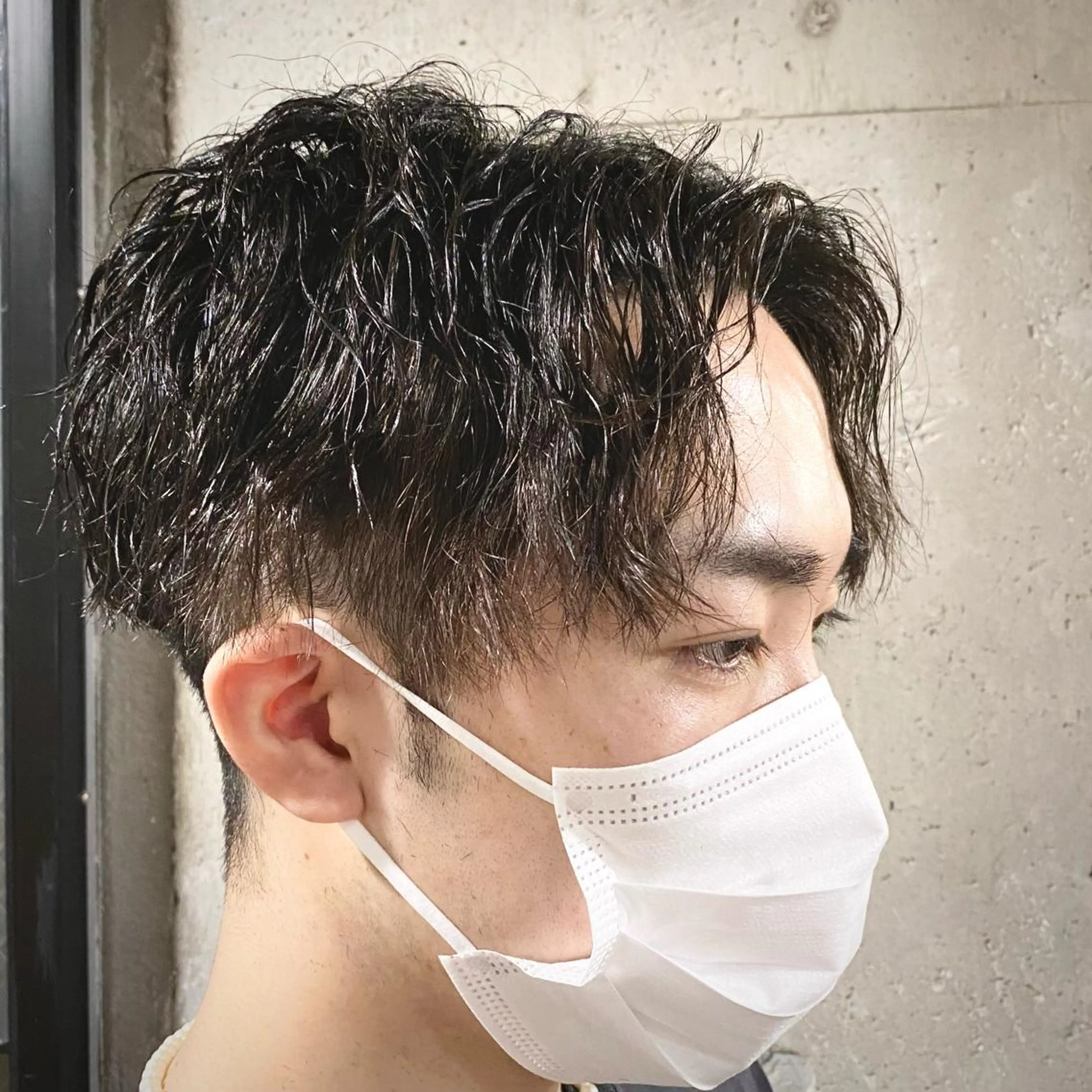 パーマ メンズ カット パーマ ヘアセット メンズブリーチカラー /パーマ ごーた立川のヘアスタイル