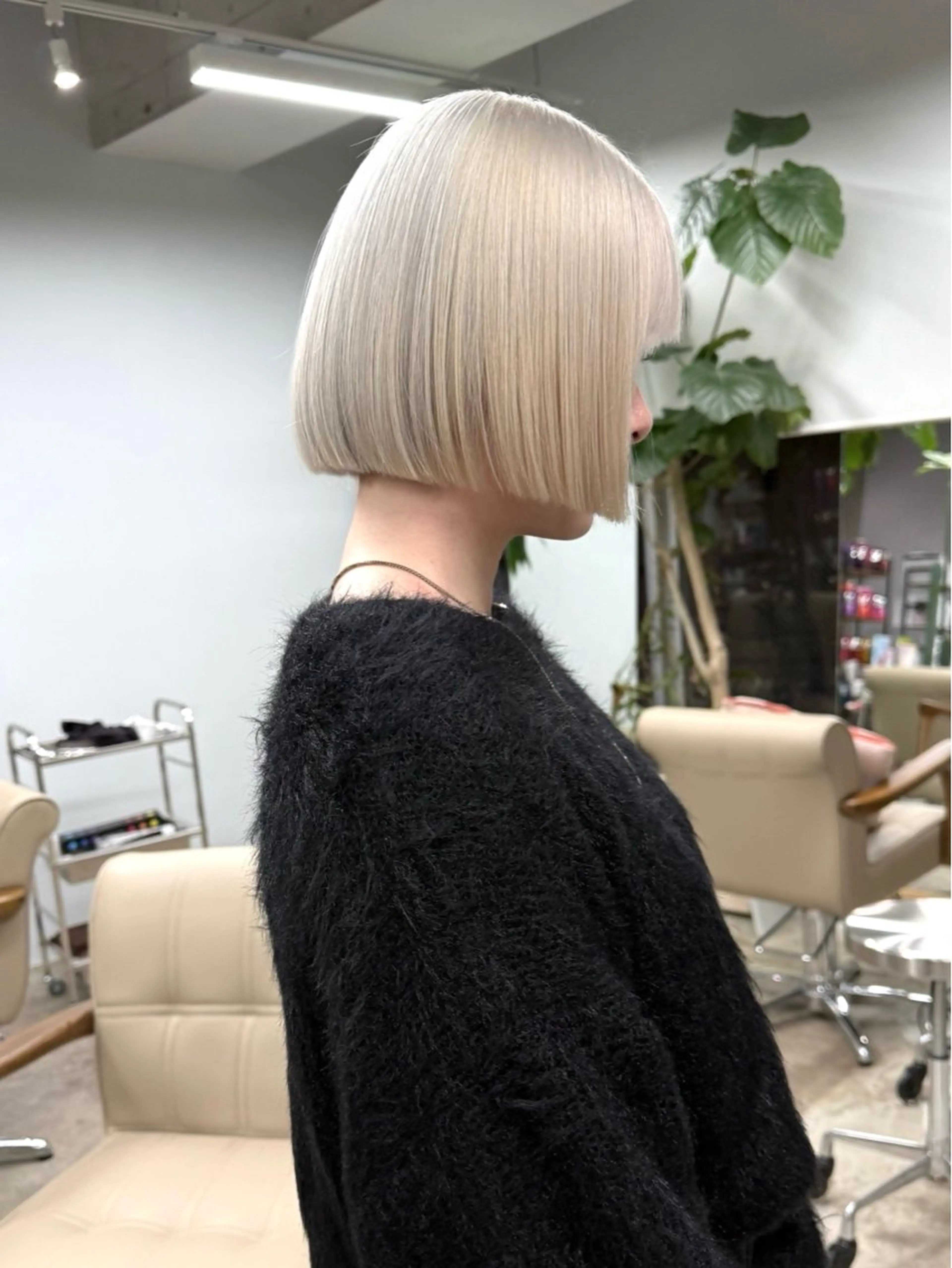 ミディアム ボブ U-fuショート 伊藤拓海のヘアスタイル