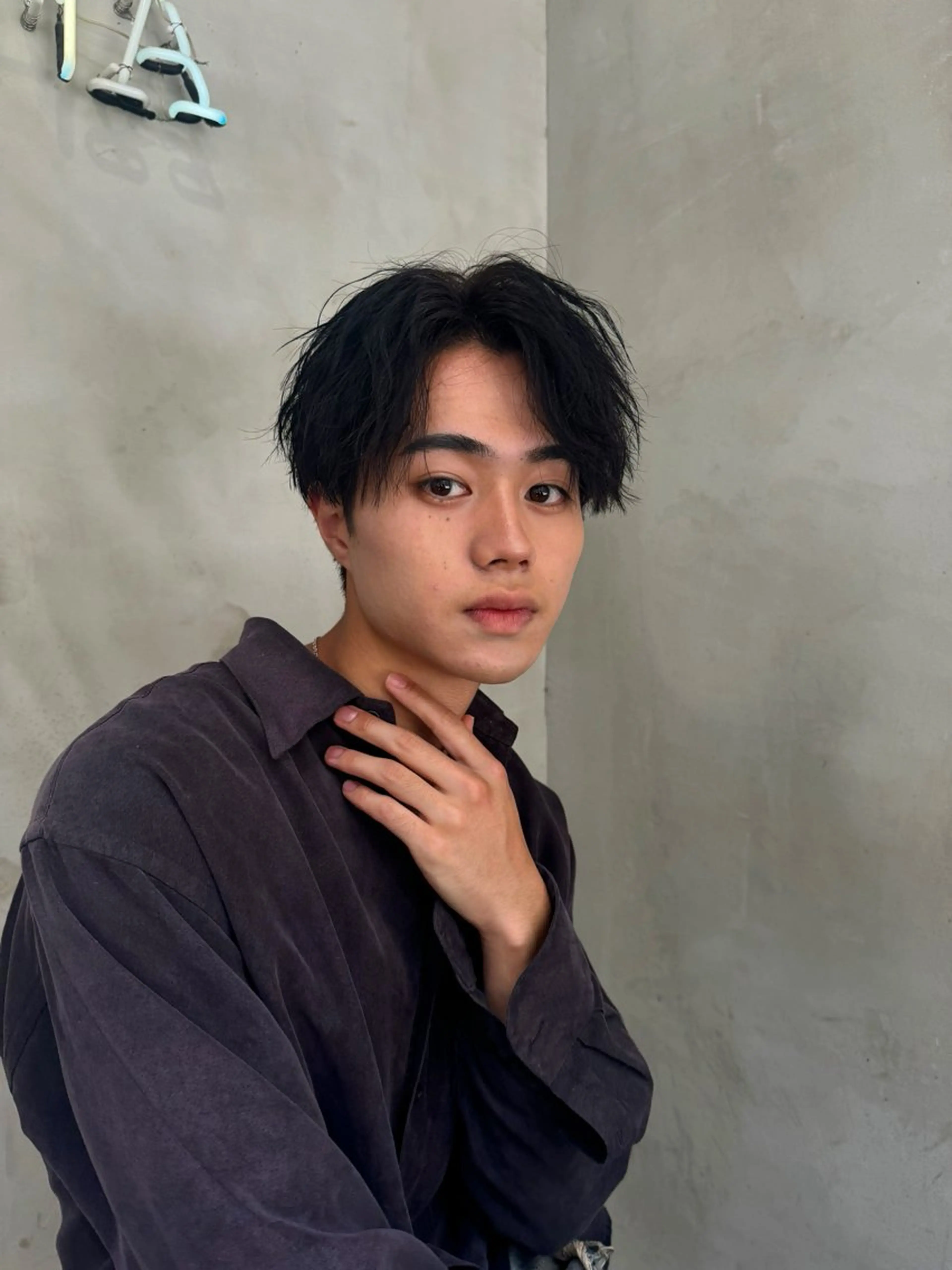 ショート メンズ メンズパーマ カット パーマ セット苦手メンズ救済 職人kouta🪽のヘアスタイル