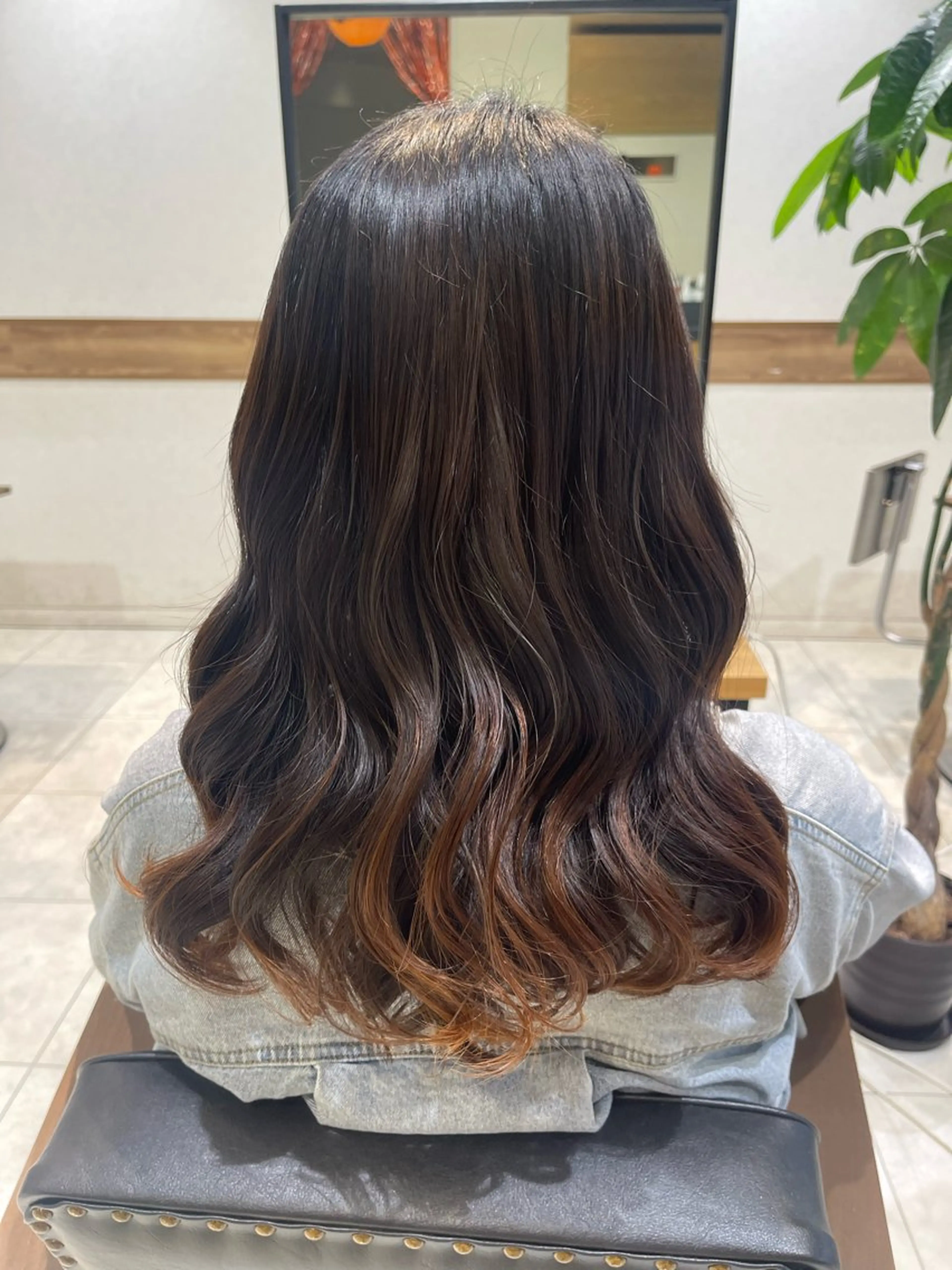 セミロング 韓国風ヘア 縮毛矯正・髪質改善・ ストレート🌻ゆいのヘアスタイル