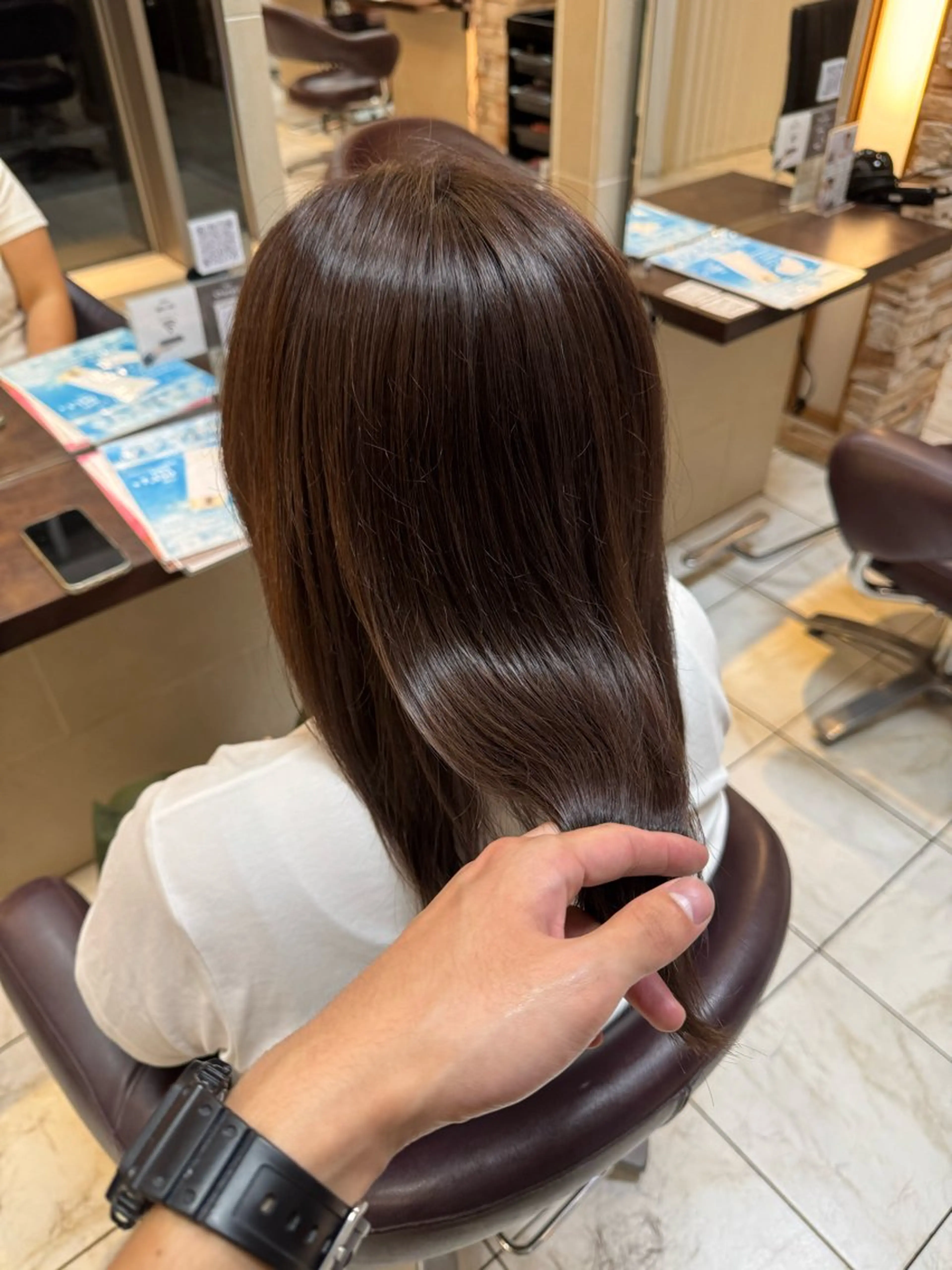 ロング カラー カット ヘアカラー ⭐️透明感カラー/ パーマ⭐️宮野翔のヘアスタイル