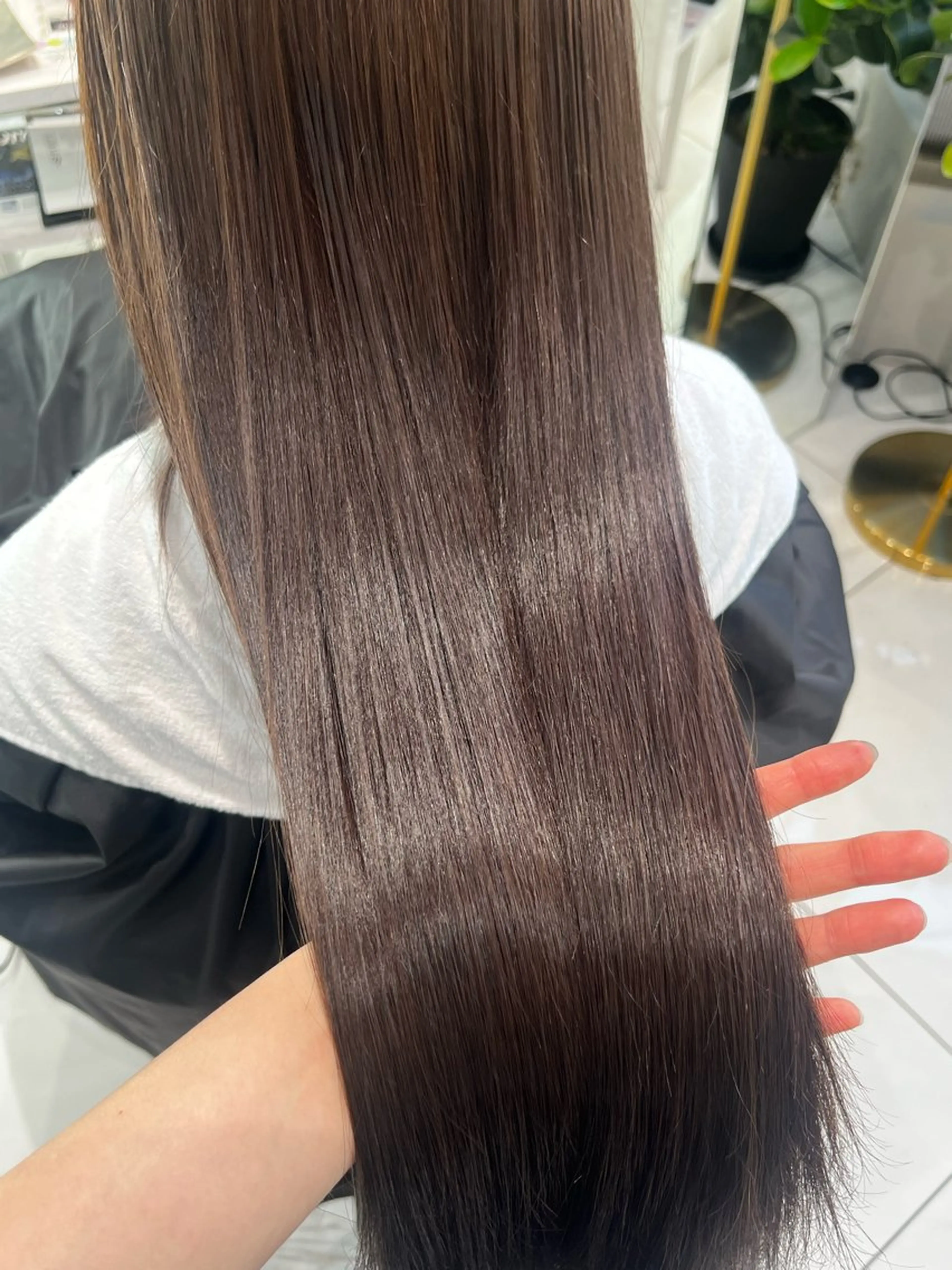 ロング 髪質改善 ヘアカラー Rin/寒色系カラー 🦋/うる艶ヘア🫧のヘアスタイル