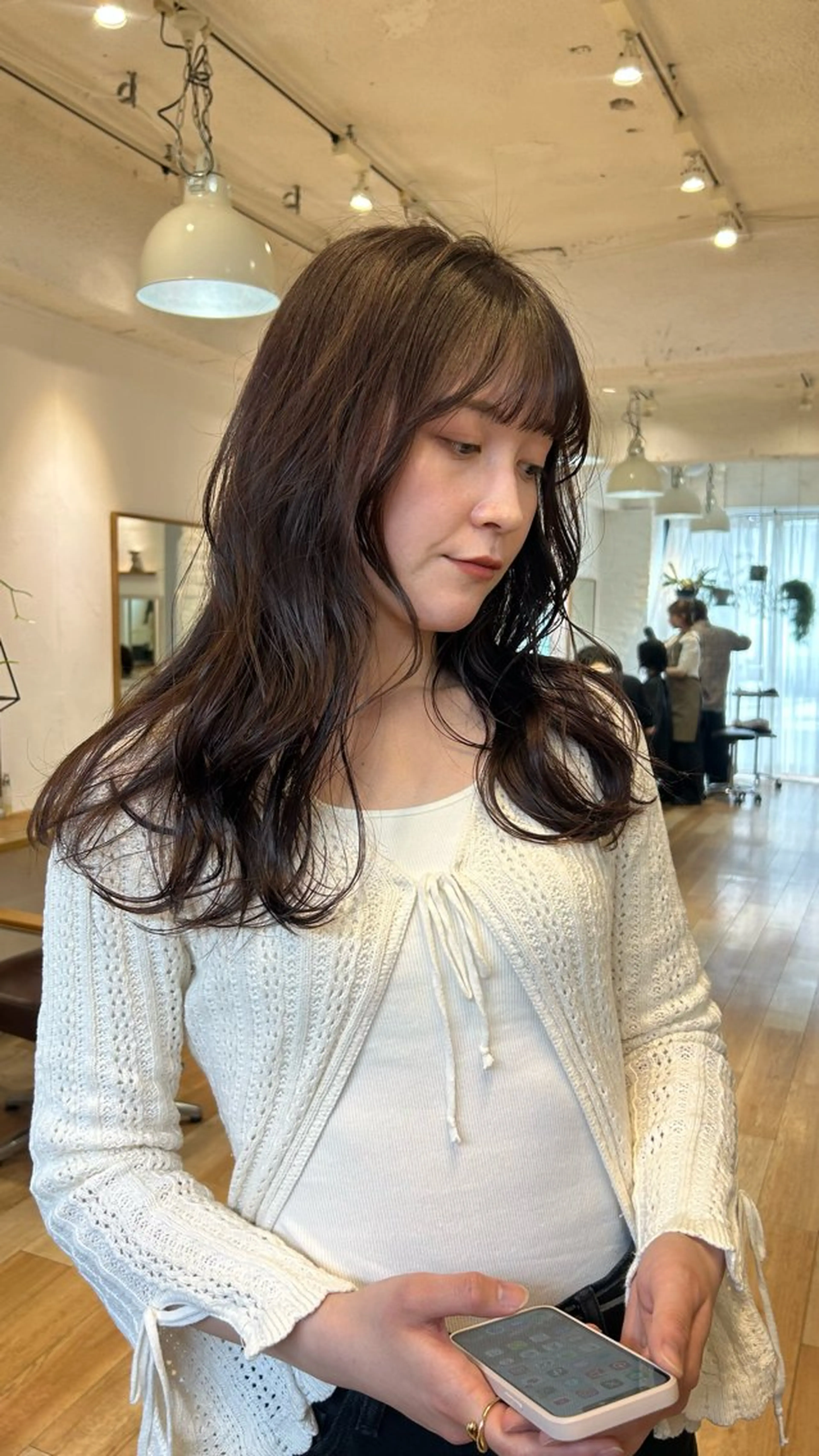 ロング カラー カット ヘアカラー トリートメント じゅわっと暖色カラー 🍊Moemiのヘアスタイル