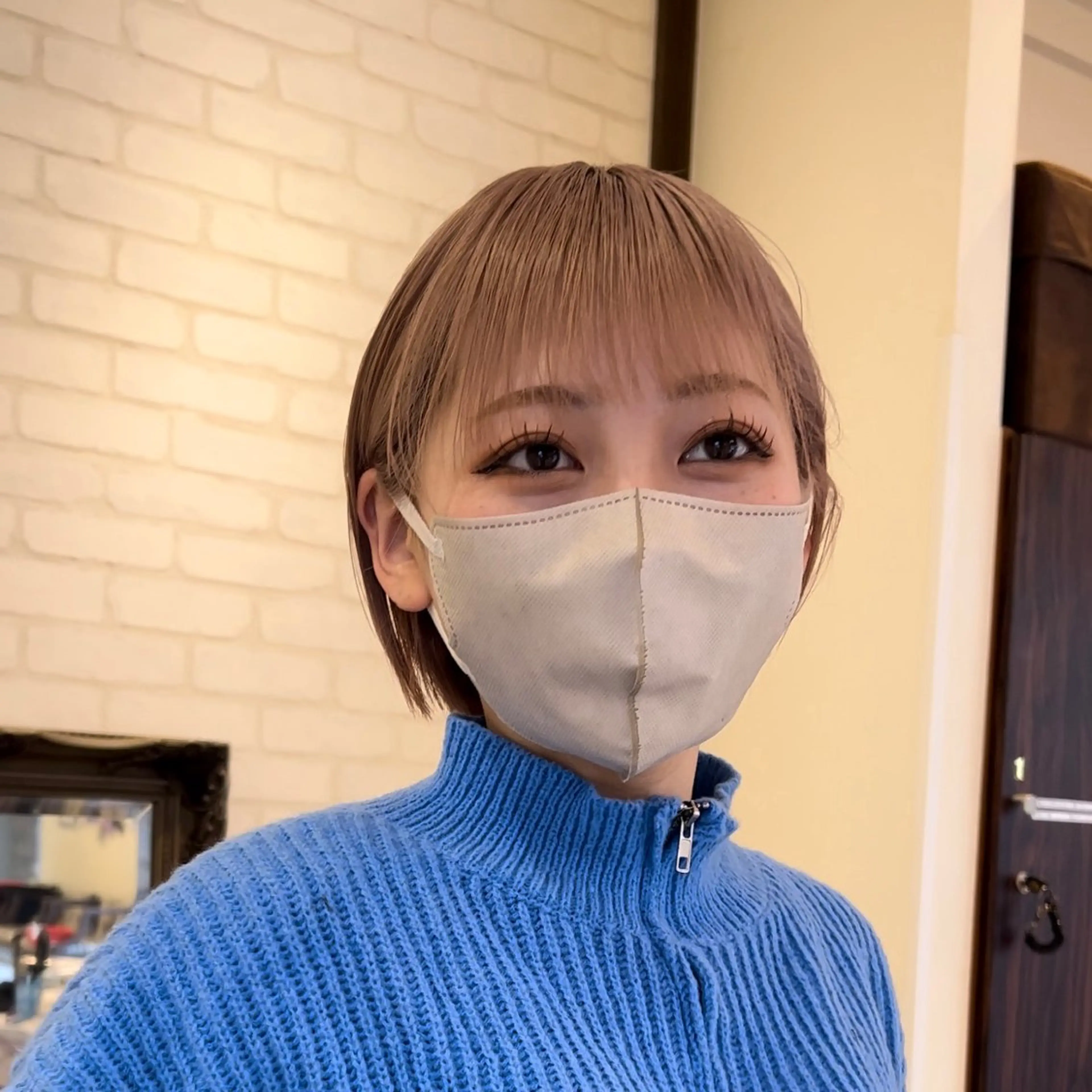 カラー ベージュカラー ミルクティーベージュ umu. :)chisakiのヘアスタイル