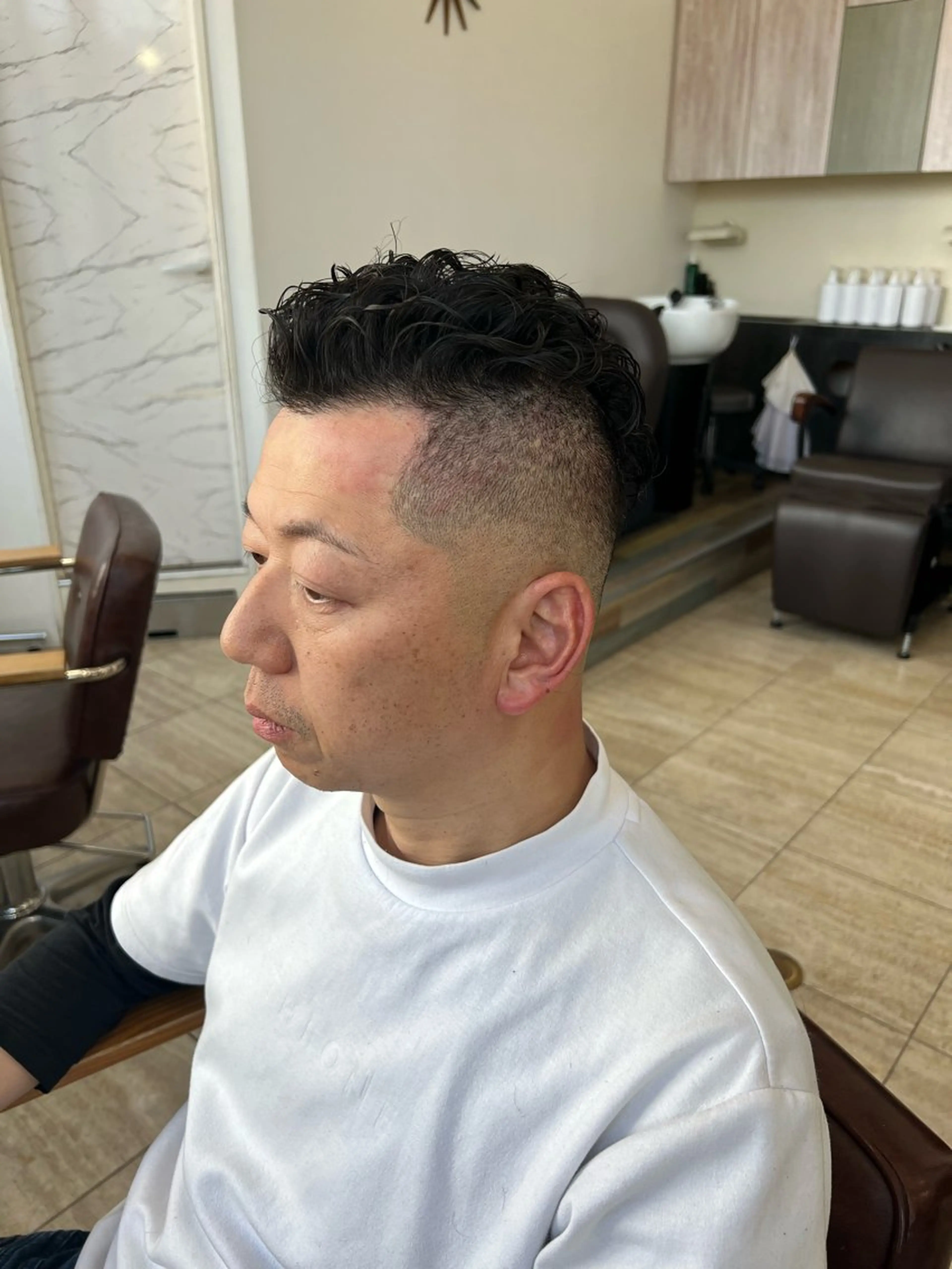 パーマ メンズ フェードカット メンズパーマ men's&ladys J'sGrace【メンズアンドレディース ジェイズグレイス】所属・🌻J'sGrace /JUMA🌻のヘアスタイル