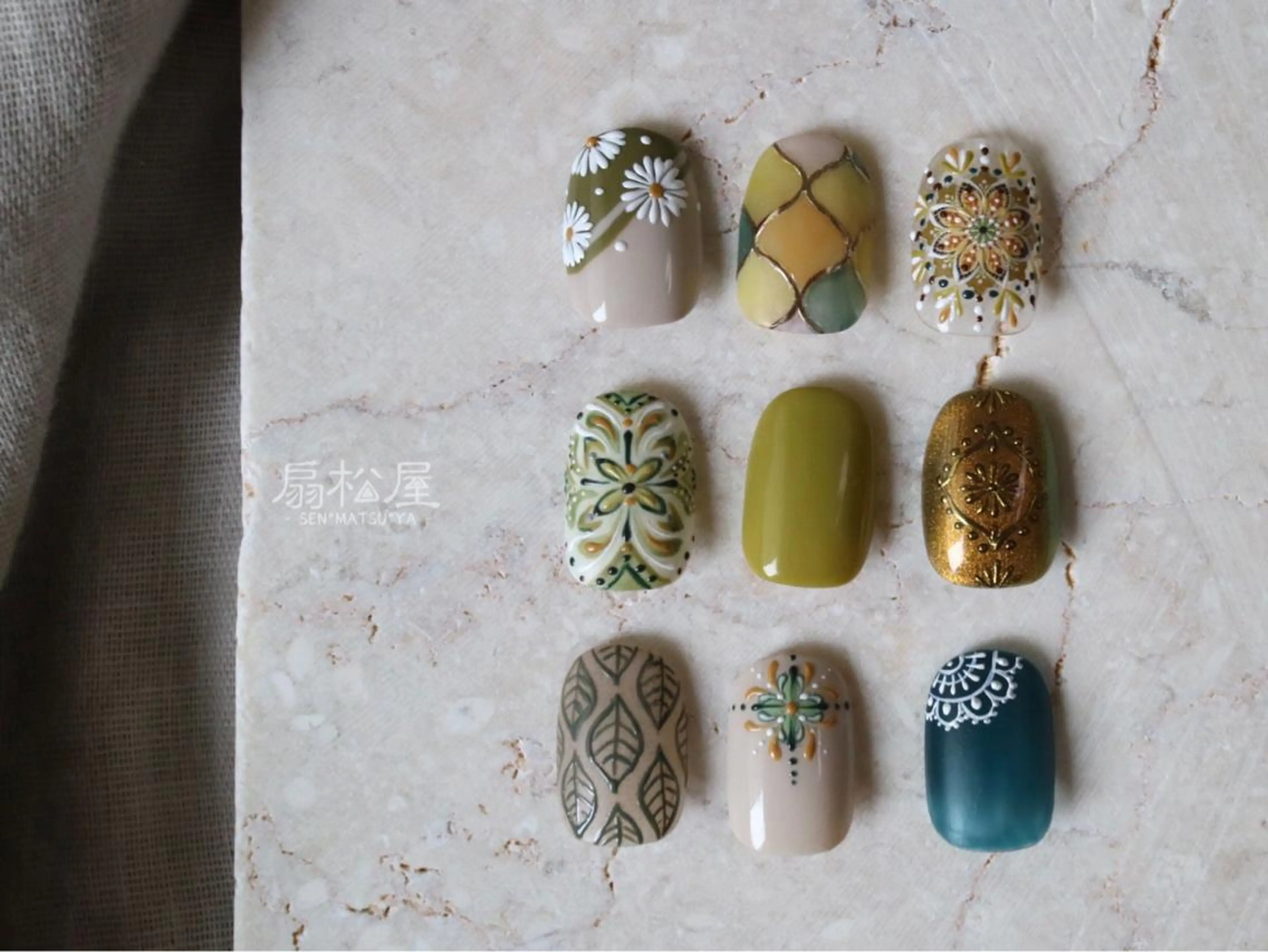 ネイル 扇松屋 marie.nのネイルデザイン