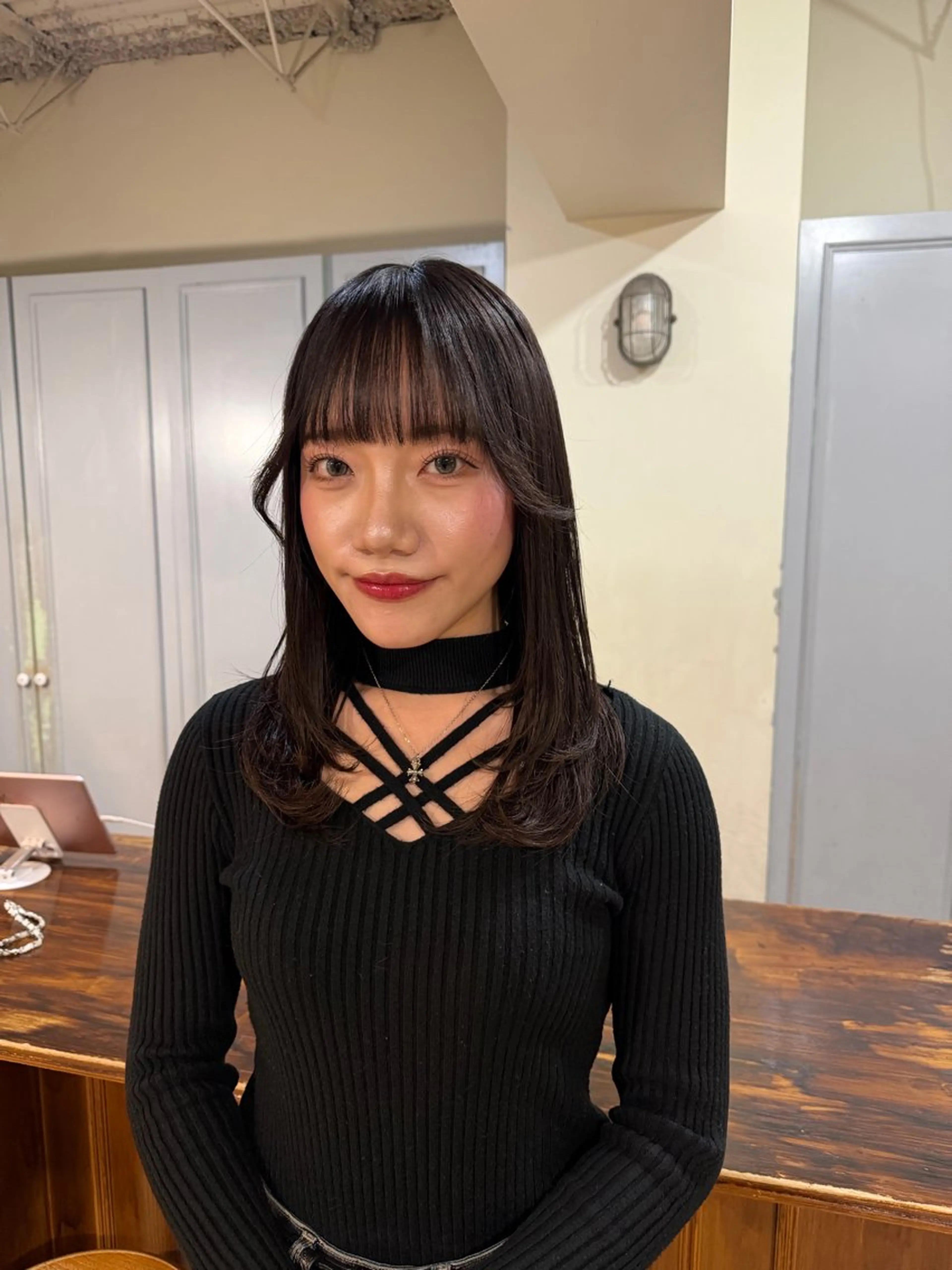 ミディアム カラー カット ヘアカラー トリートメント 🤩噂のMr.髪ポジ ティブ®️yu🤩のヘアスタイル