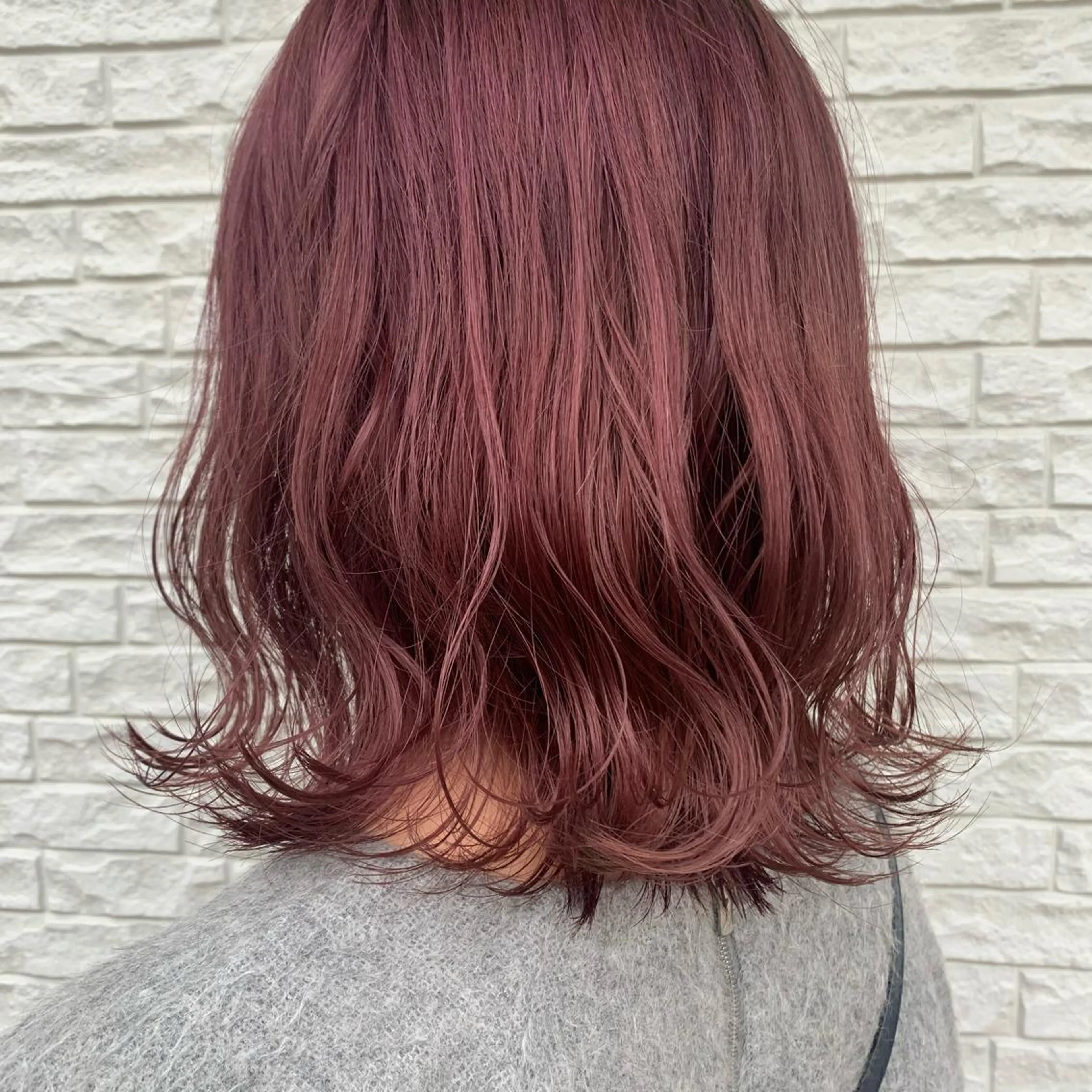 セミロング カラー 美髪矯正/ハイトーン 🪸🩰ヒナコのヘアスタイル