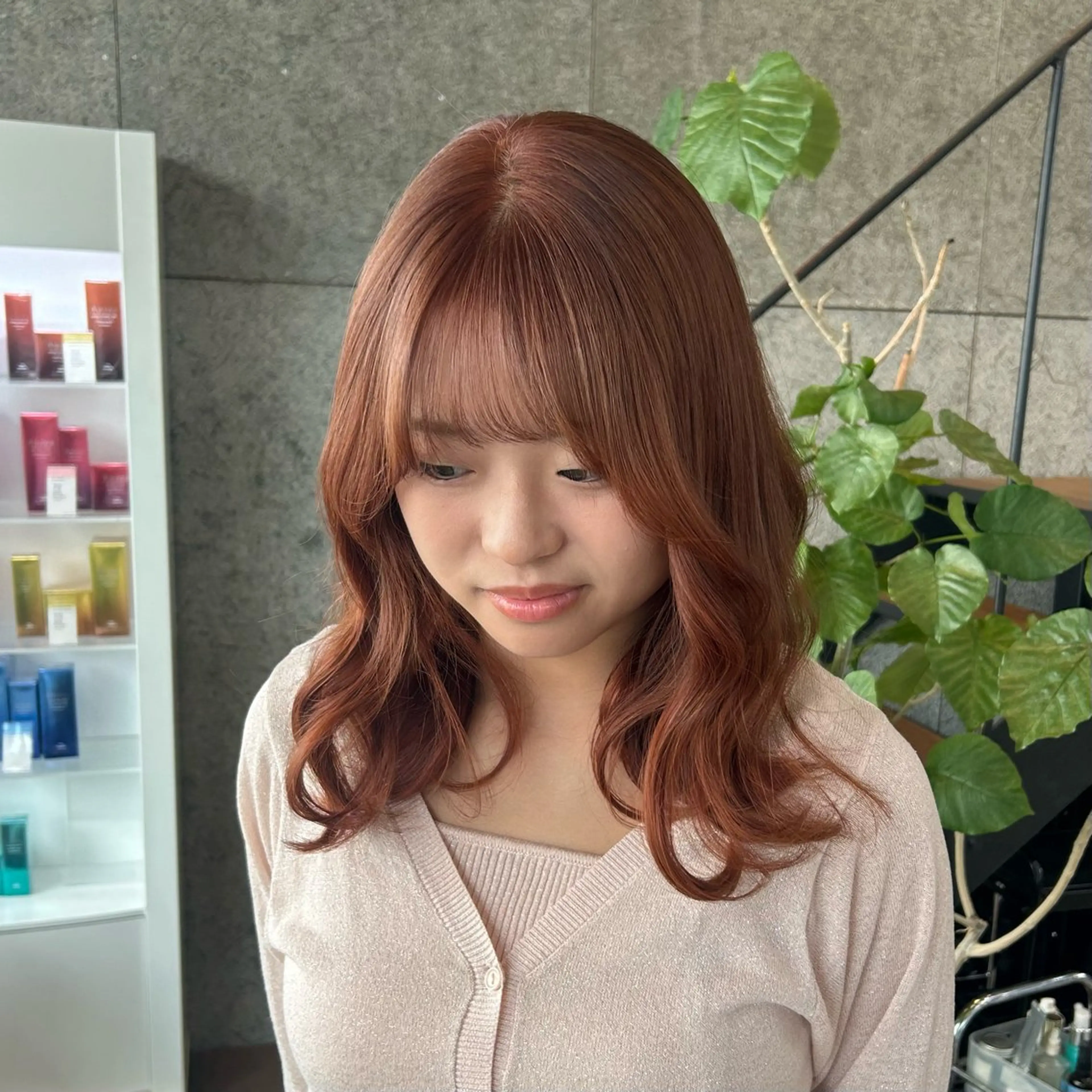 カラー ヘアカラー トリートメント 🍓ダメージレスで 可愛く🍓HINAのヘアスタイル