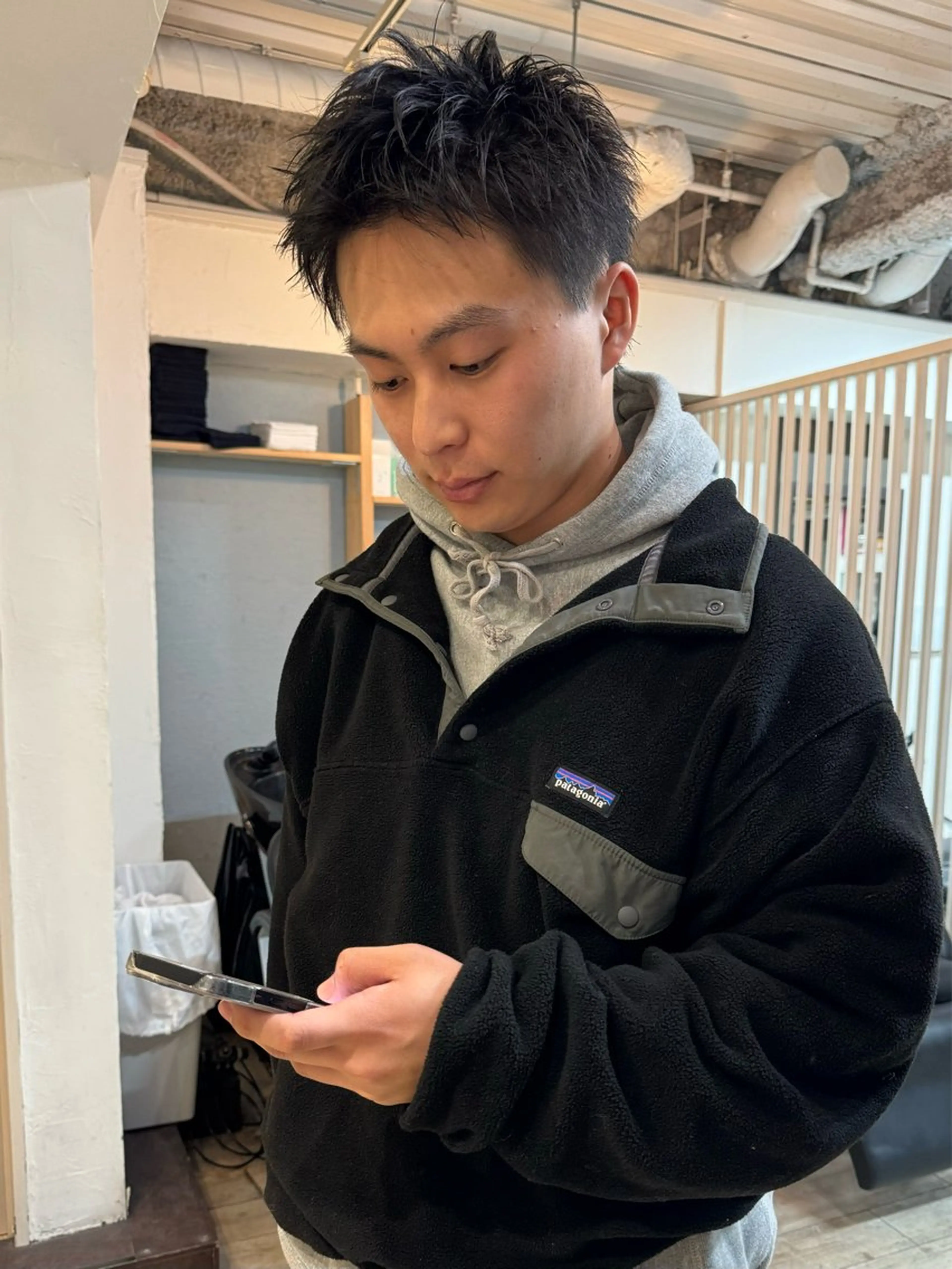 カラー パーマ メンズ 【池袋/スパイキー ショート】ⓝⓘⓜⓤのヘアスタイル