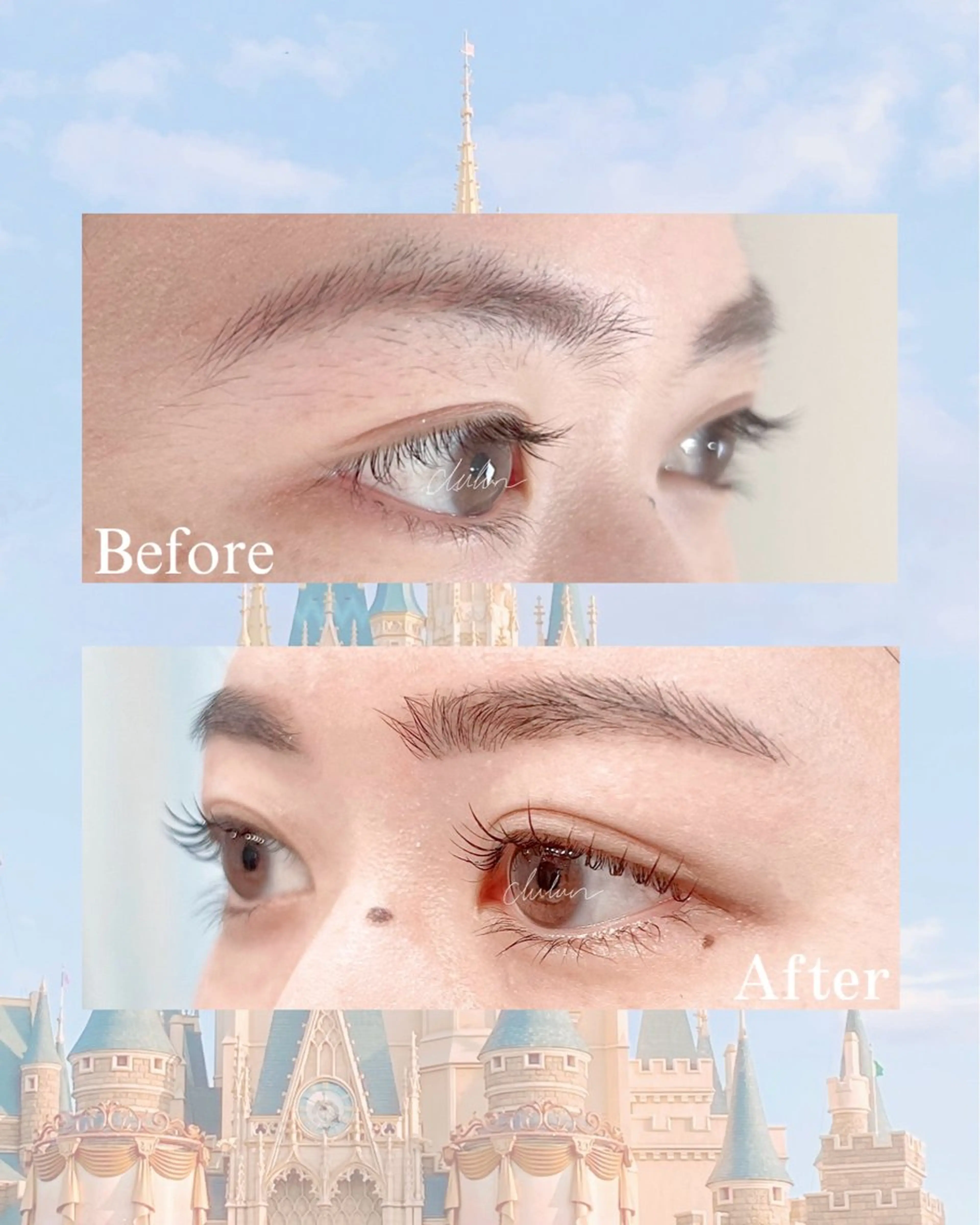 まつ毛パーマ+アイブロウ♡𓊆 美容成分たっぷりの仕上げコーティング付き 𓊇♡の写真