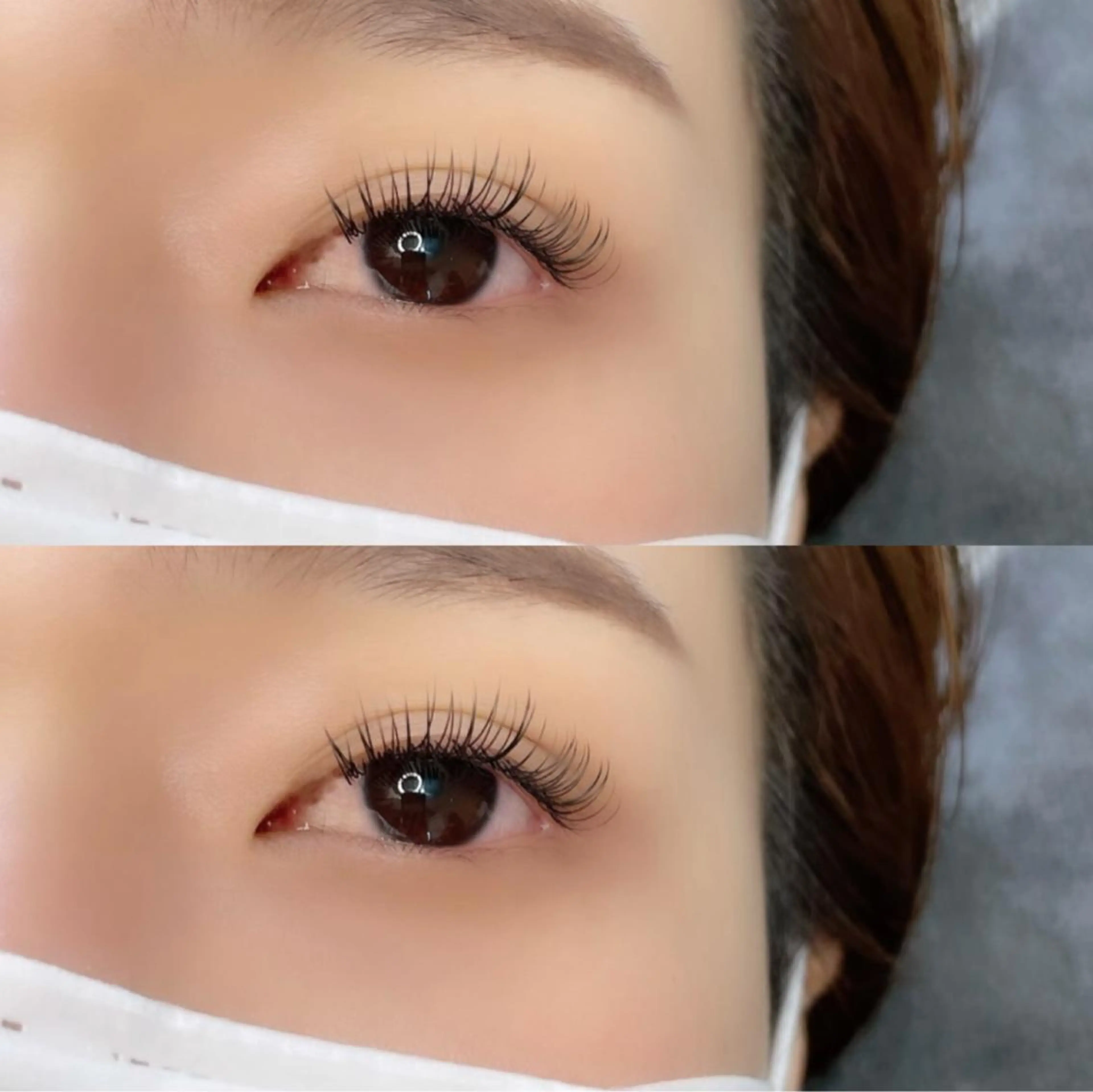 マツエク・マツパ フラットラッシュ evereyes モニターのマツエク・マツパデザイン