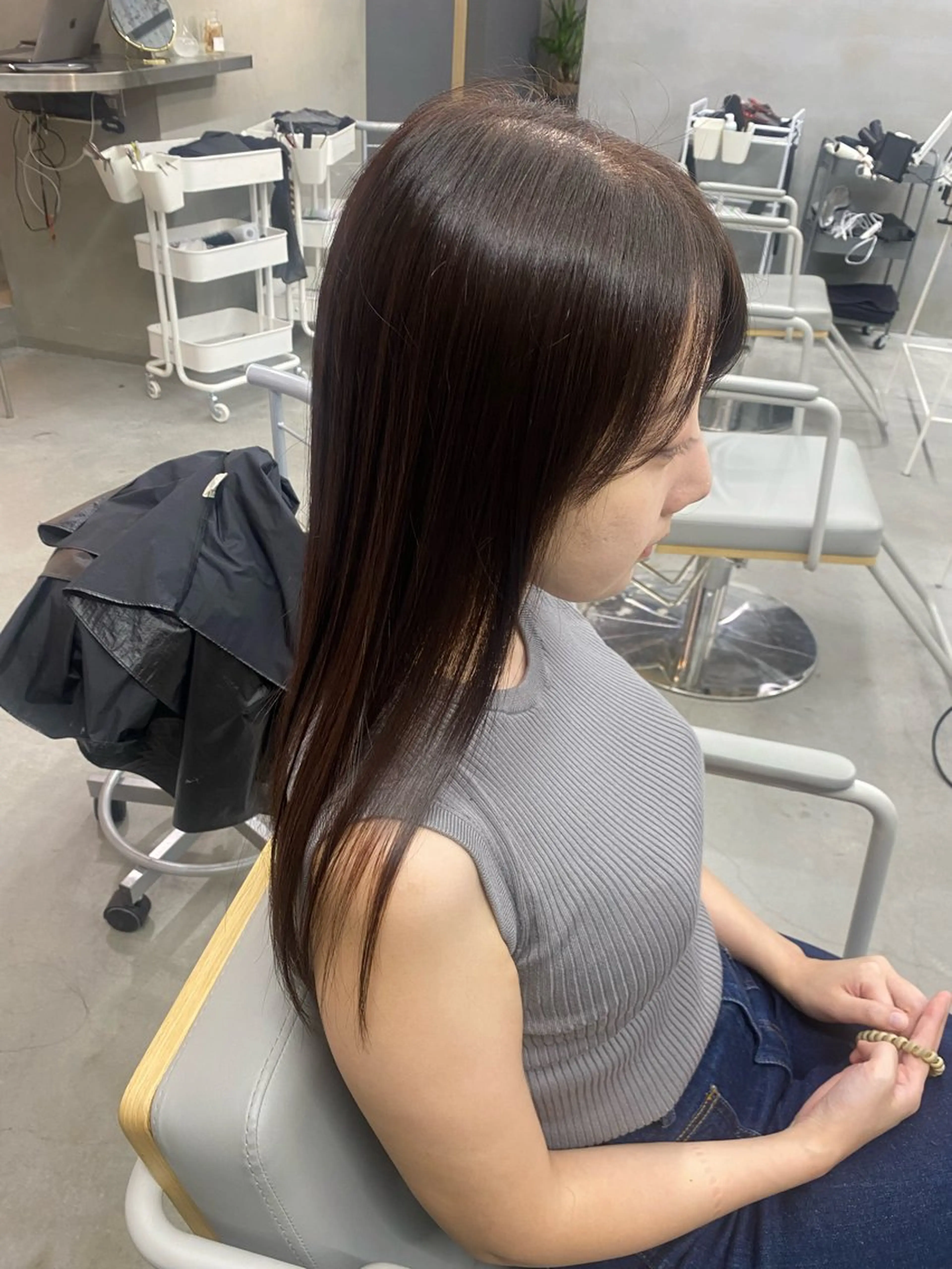 ロング カラー ヘアカラー トリートメント qulim所属・前橋 姫奈のヘアスタイル