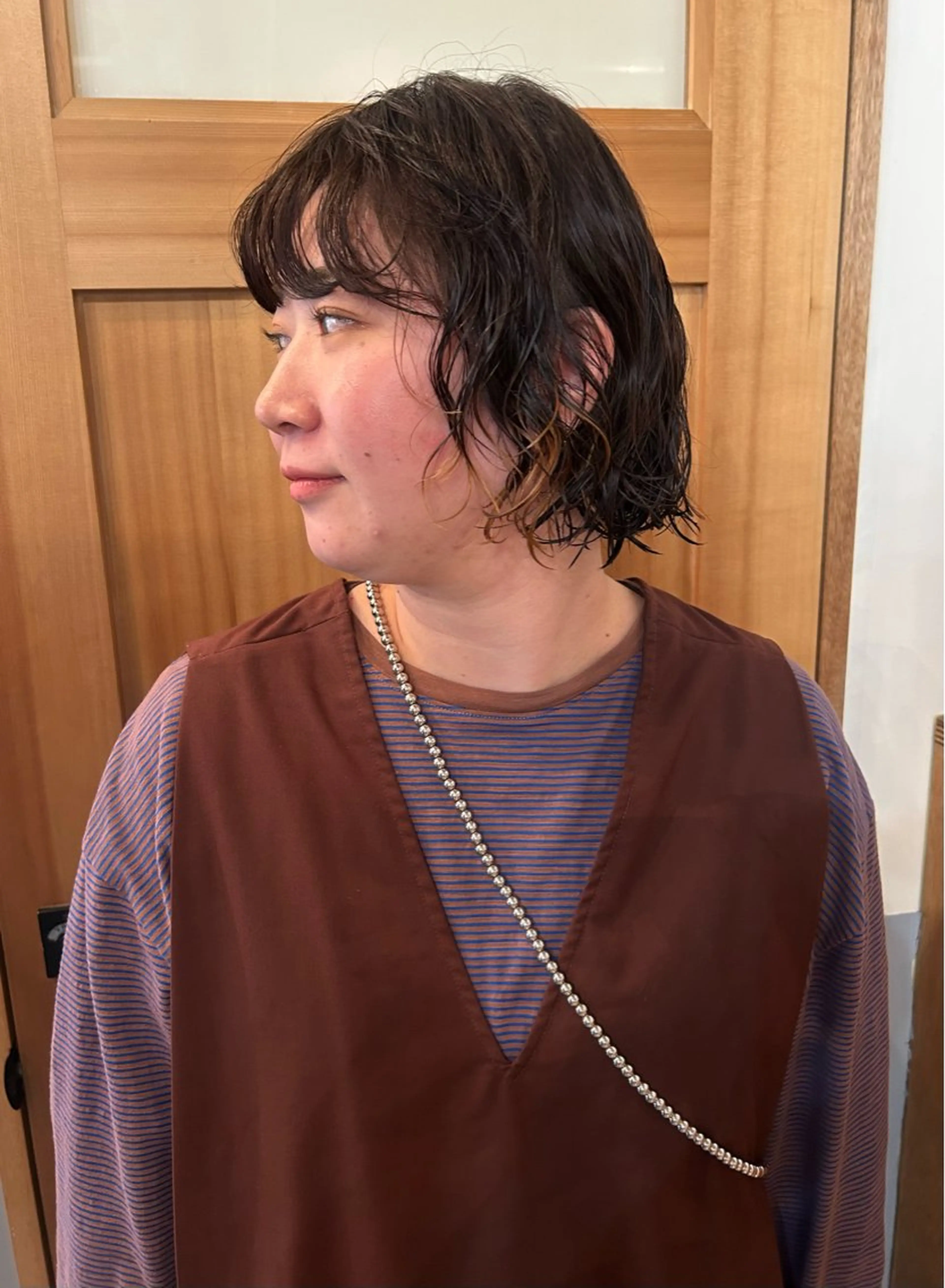 ショート カラー ボブ カット パーマ トリートメント Stoop所属・momo /ボブ/パーマのヘアスタイル