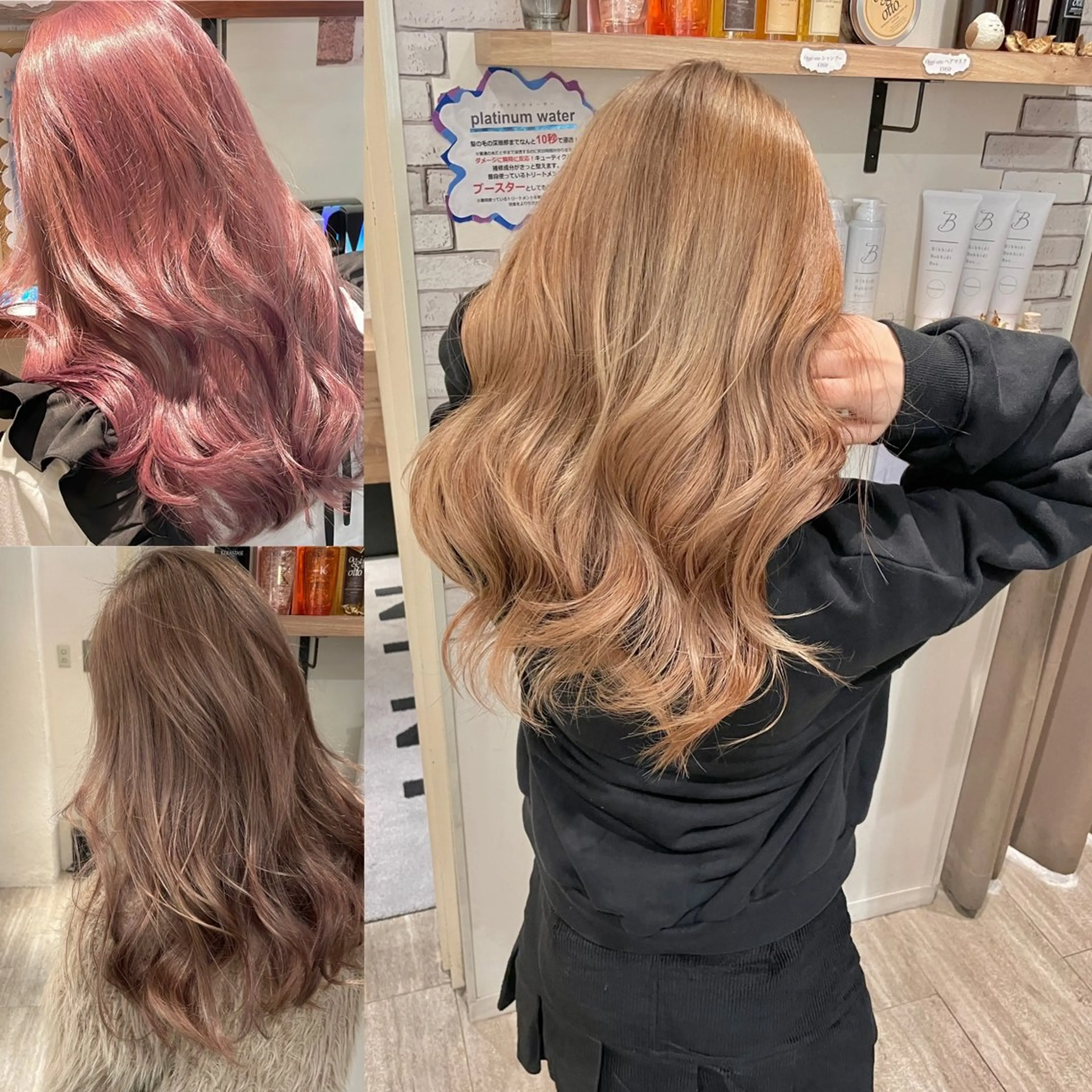 ロング カラー ヘアカラー トリートメント 大人可愛い/レイヤー /ブリーチ/溝口誠二のヘアスタイル