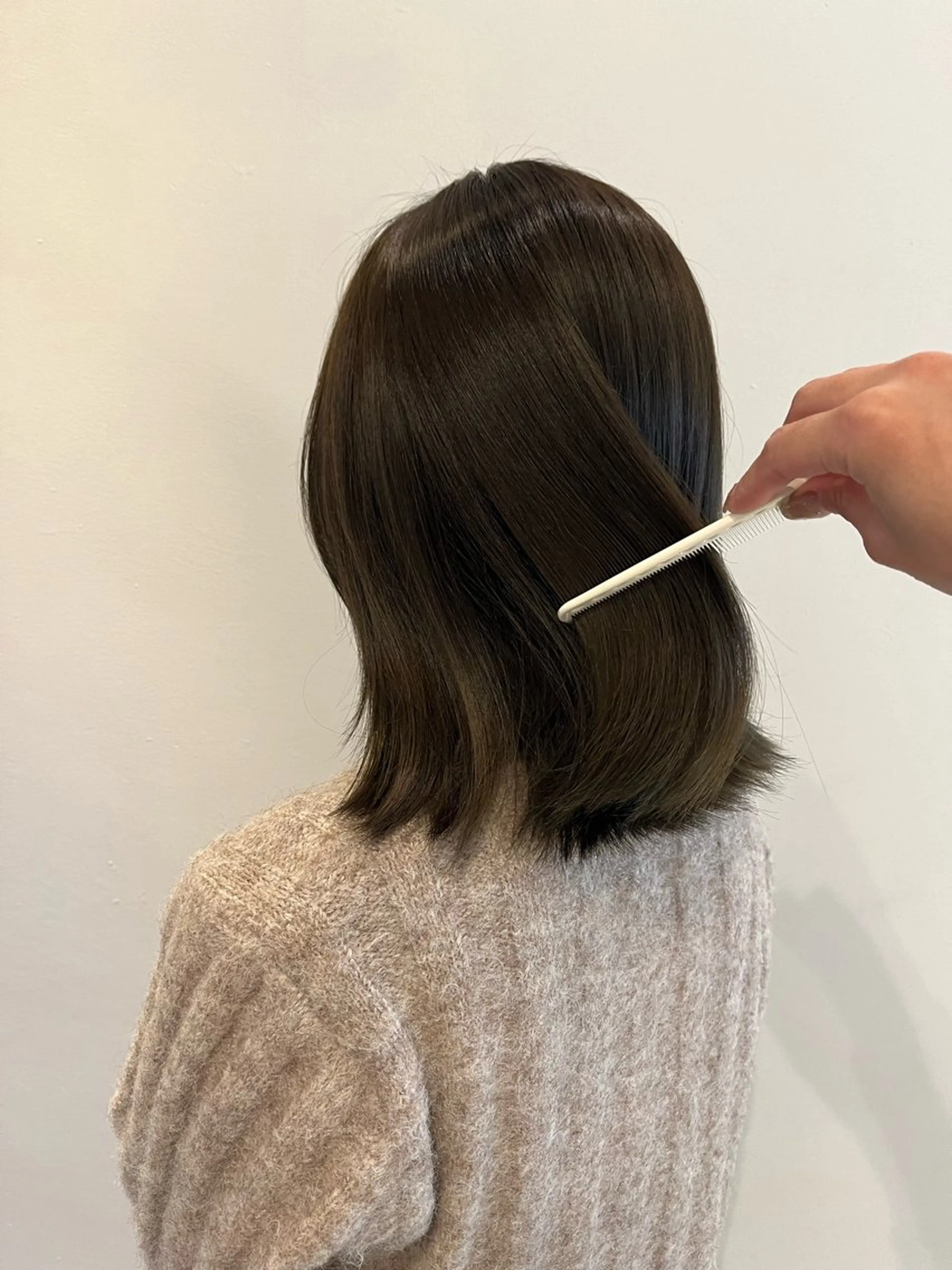 ミディアム ALLYS 渋谷店所属・最高級の艶のある カラーmei🎨のヘアスタイル