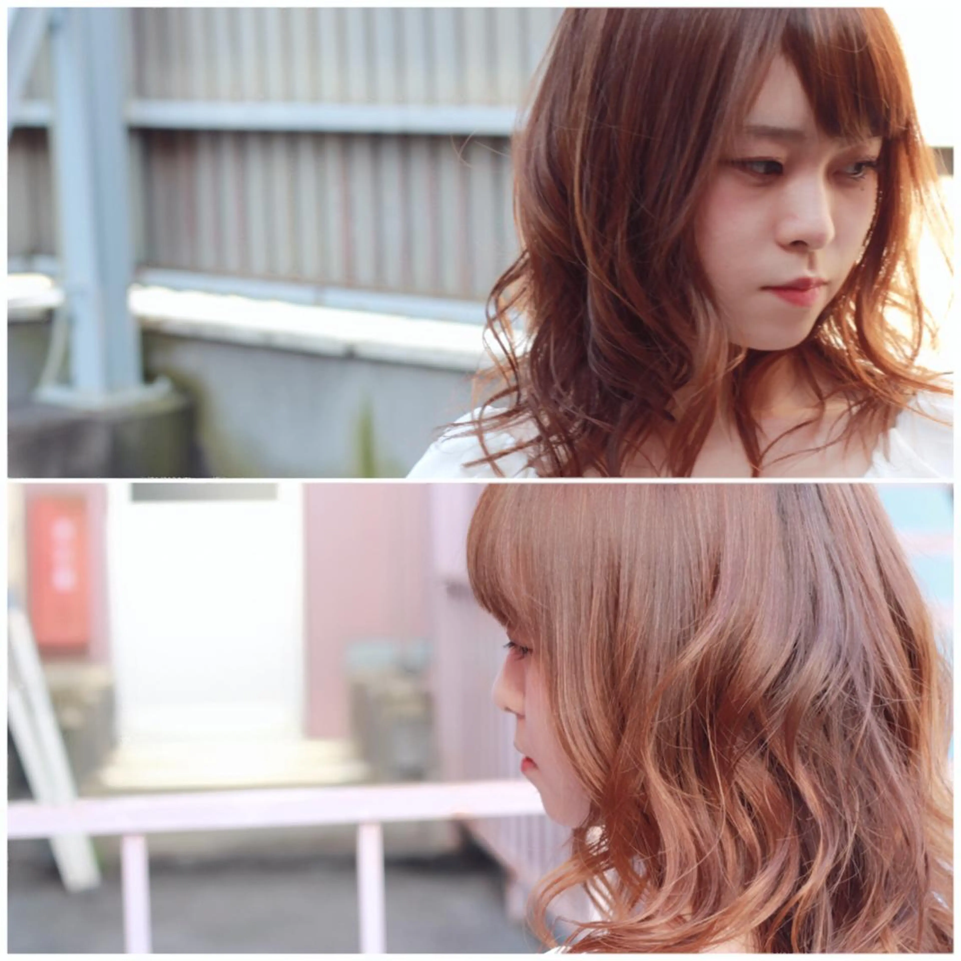 ミディアム カラー 透明感カラー Viage （ビアージュ）のヘアスタイル