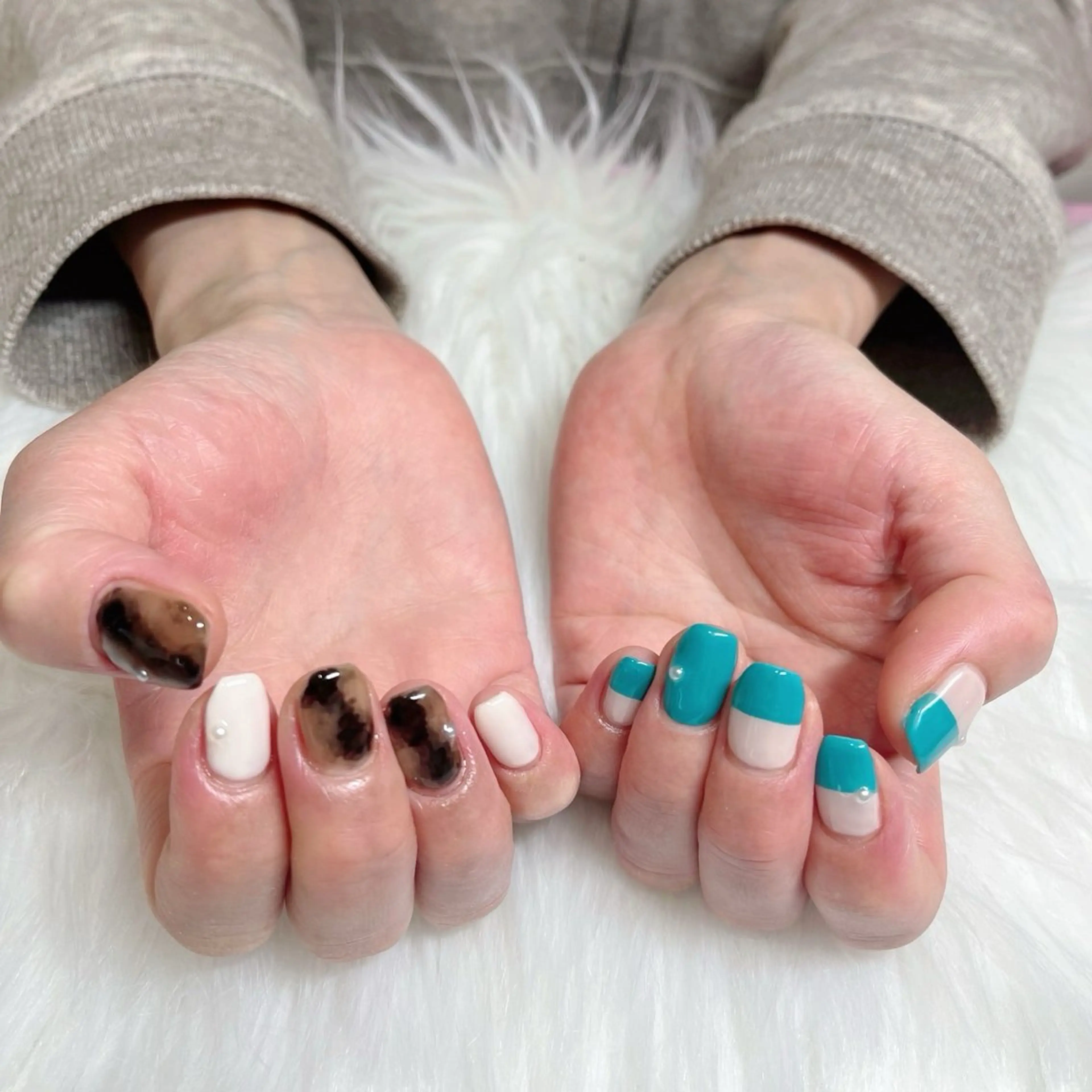 ネイル 持ち込み フットネイル 加藤 千鈴のネイルデザイン