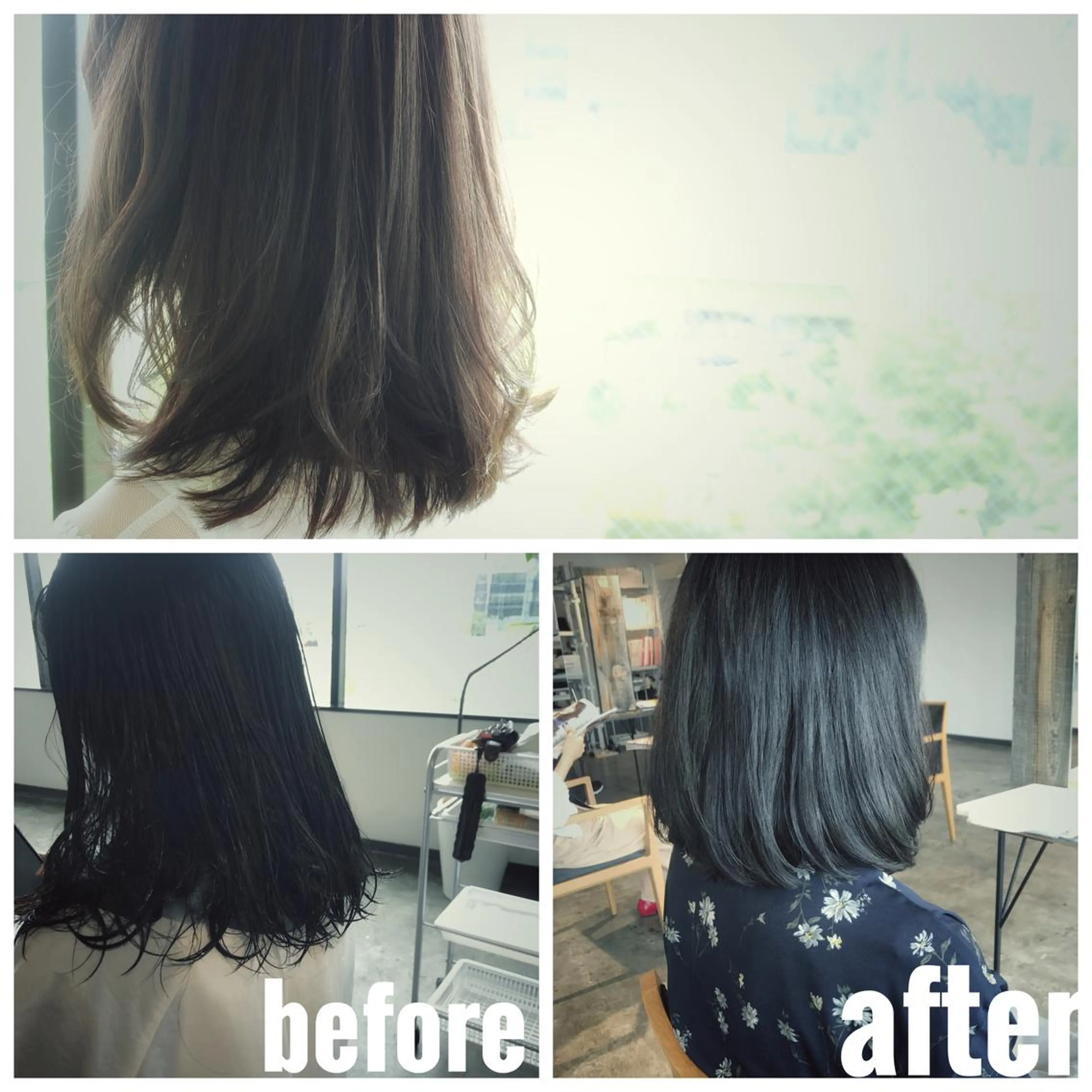 ミディアム パーマ ミディアムパーマ ストレートパーマ BOB🌟ハイトーン /ブリーチ/TAKUのヘアスタイル