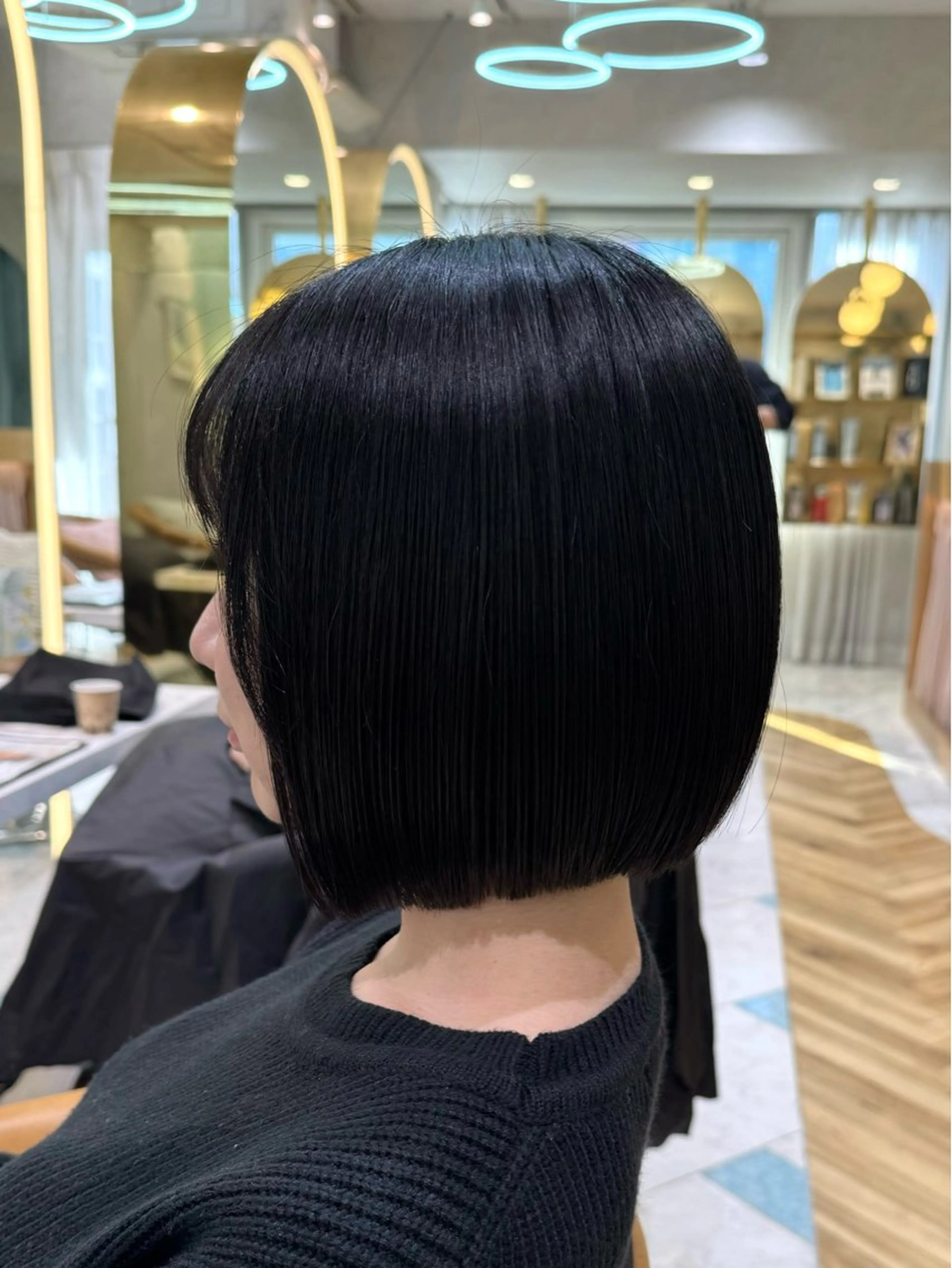 ショート カット ヘアカラー トリートメント 髪質改善/縮毛矯正/ ボブ/店長/水野拓也のヘアスタイル