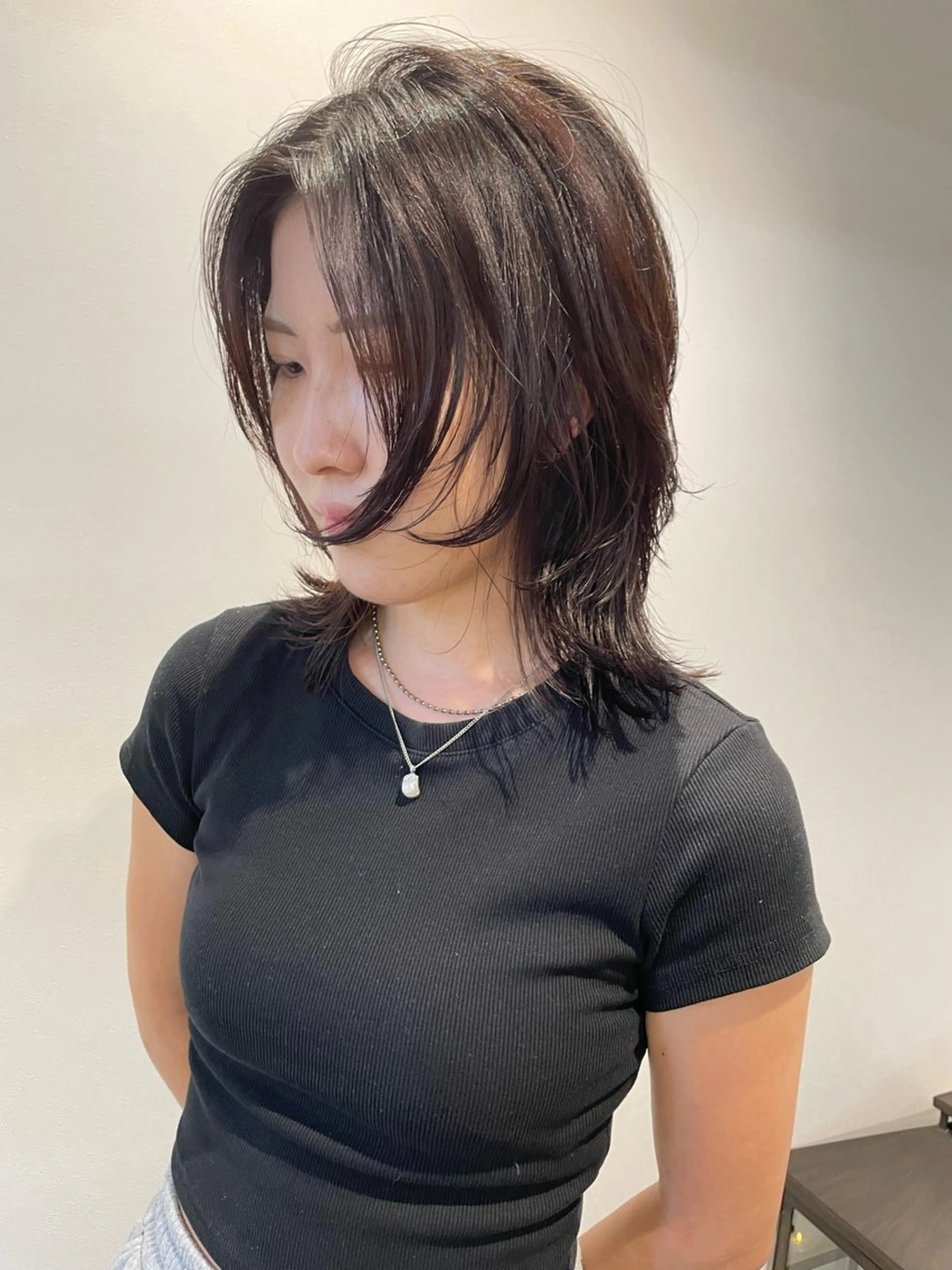 セミロング カラー ショート/ボブ/ パーマ/井上のヘアスタイル