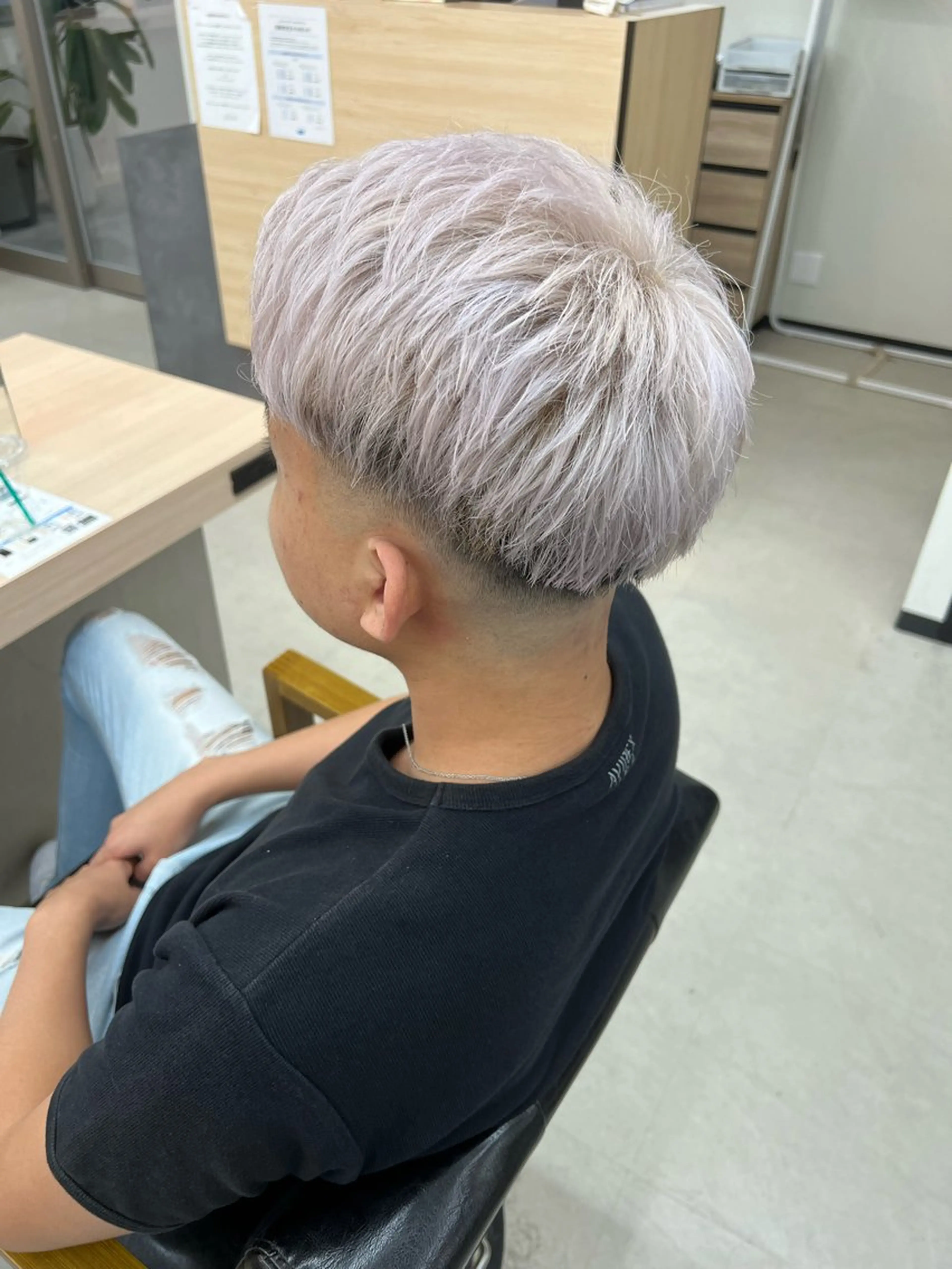 カラー ベージュカラー ホワイトベージュ ALEAP himekaのヘアスタイル