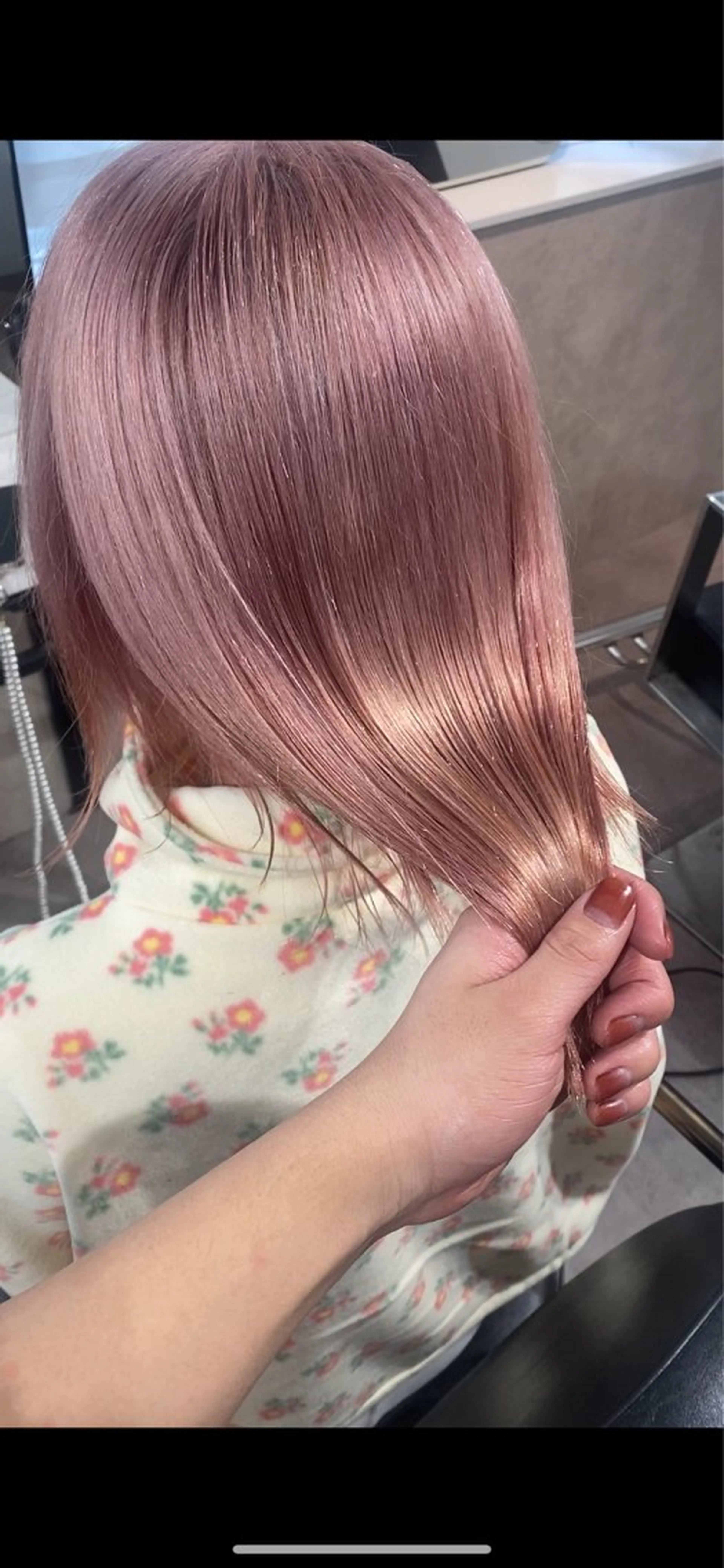 カラー ベージュカラー ピンクカラー ピンクベージュ カット ヘアカラー Seleneコウキ ブリーチ/ハイトーンのヘアスタイル