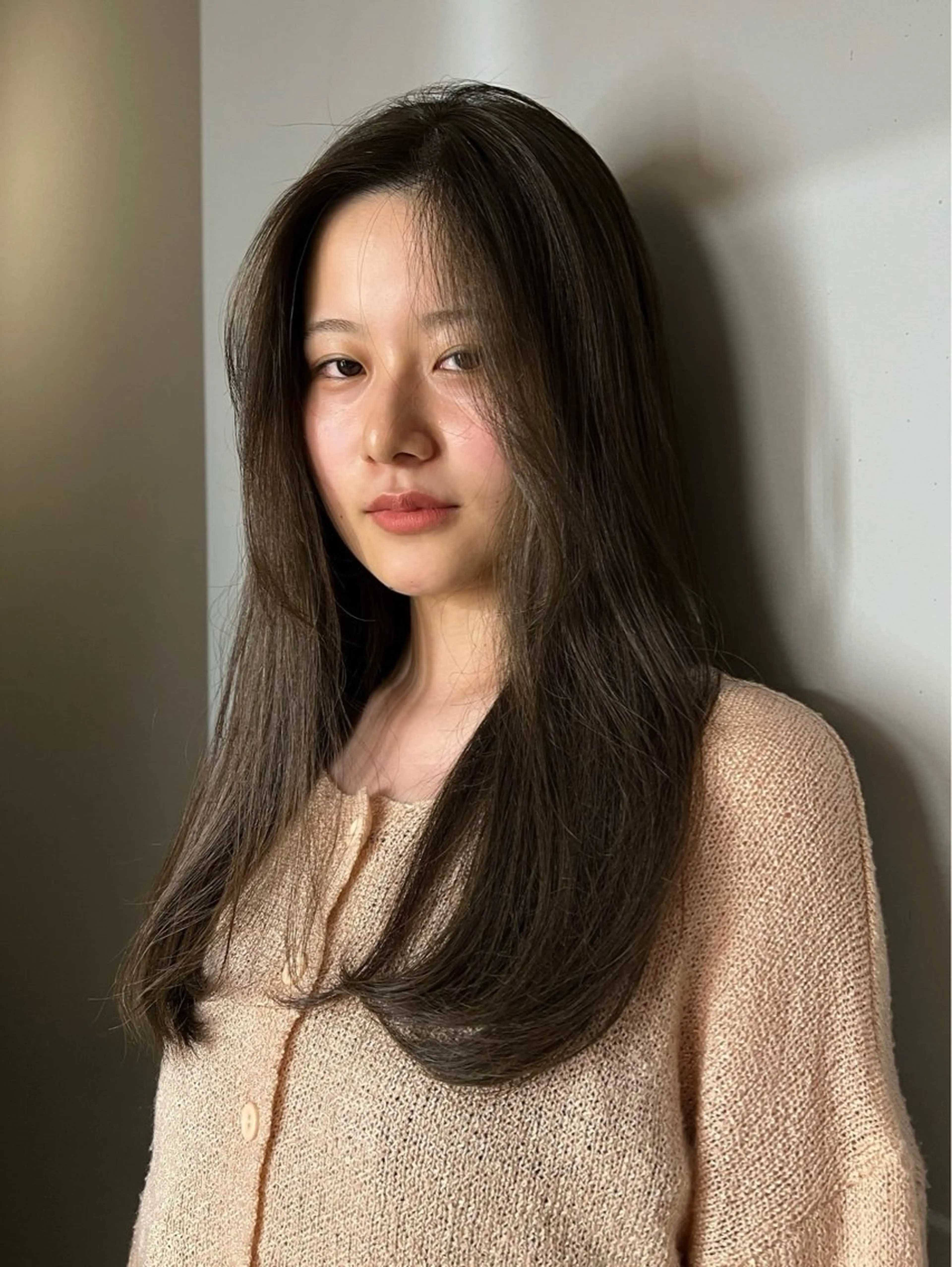 ロング カラー ベージュカラー 透明感カラー 似合わせカット 🌿‬しゃらのヘアスタイル