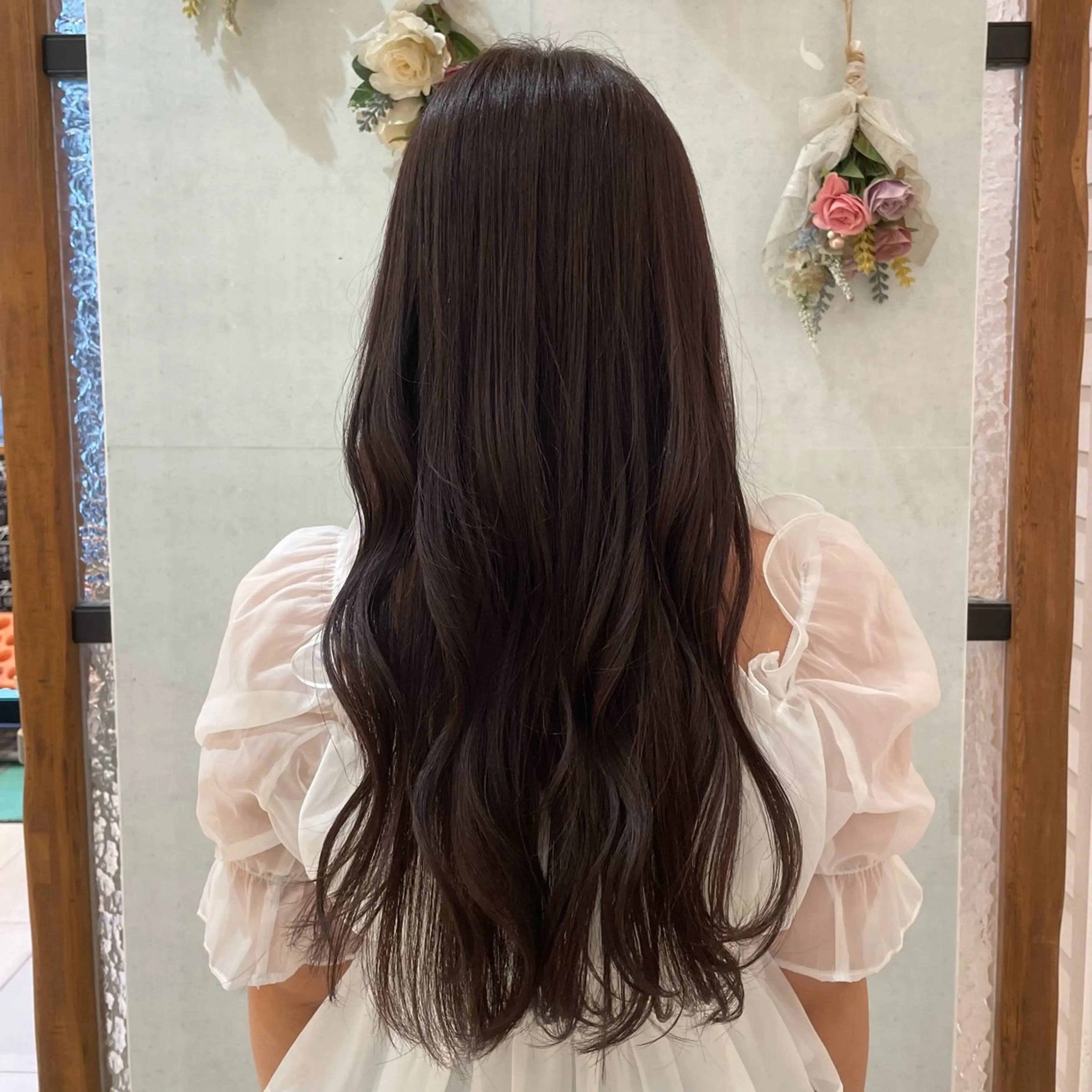 ロング 透明感ワンカラー 🎀髪質改善/AOのヘアスタイル