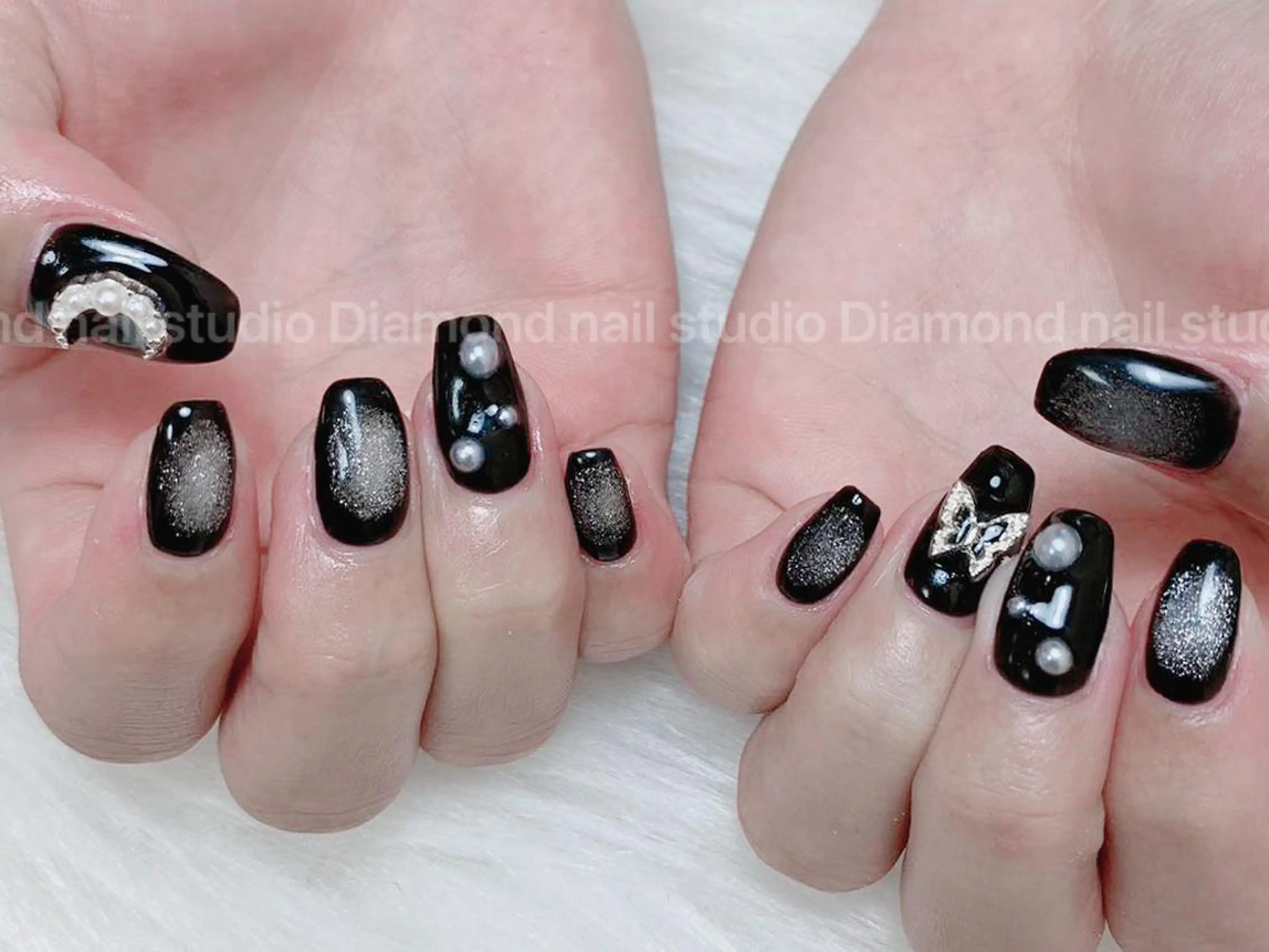 ネイル ハンドネイル DIAMOND Nail🍒のネイルデザイン