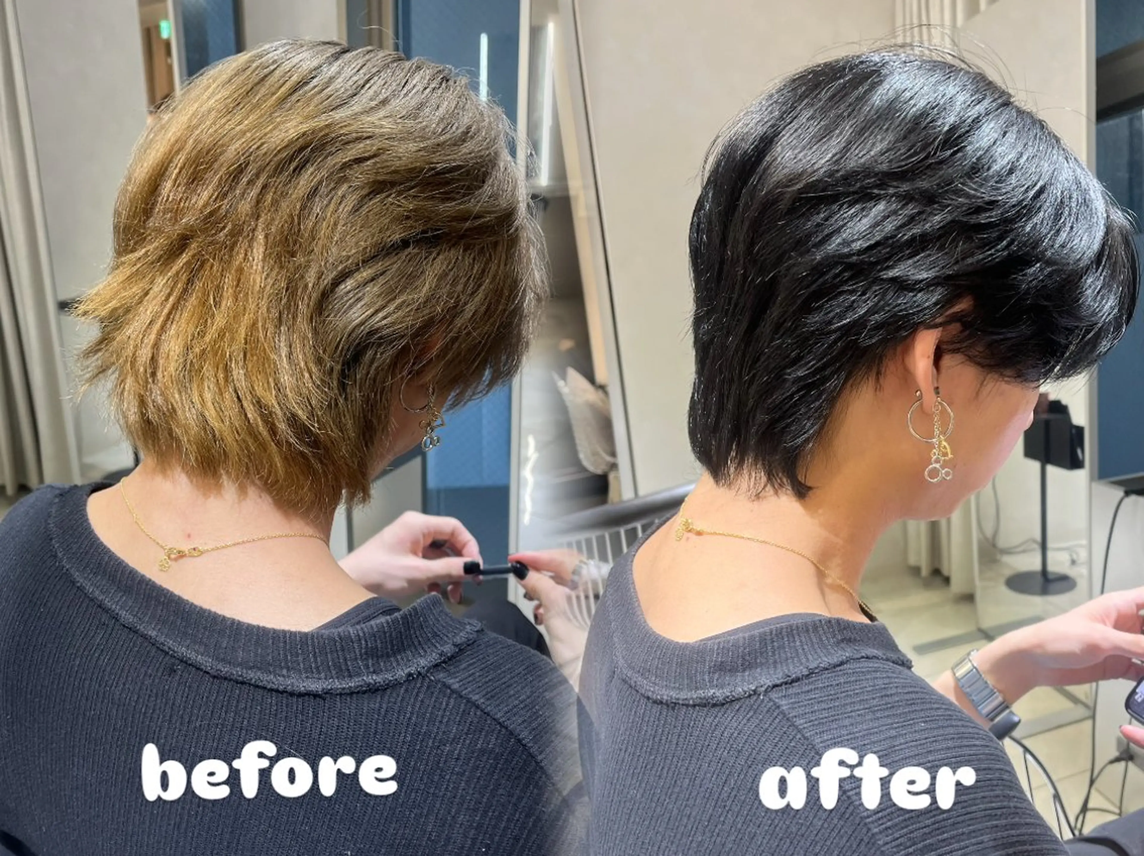 カラー メンズ メンズ韓国風 カット ヘアカラー メンズセンターパート 🇰🇷wakanaのヘアスタイル