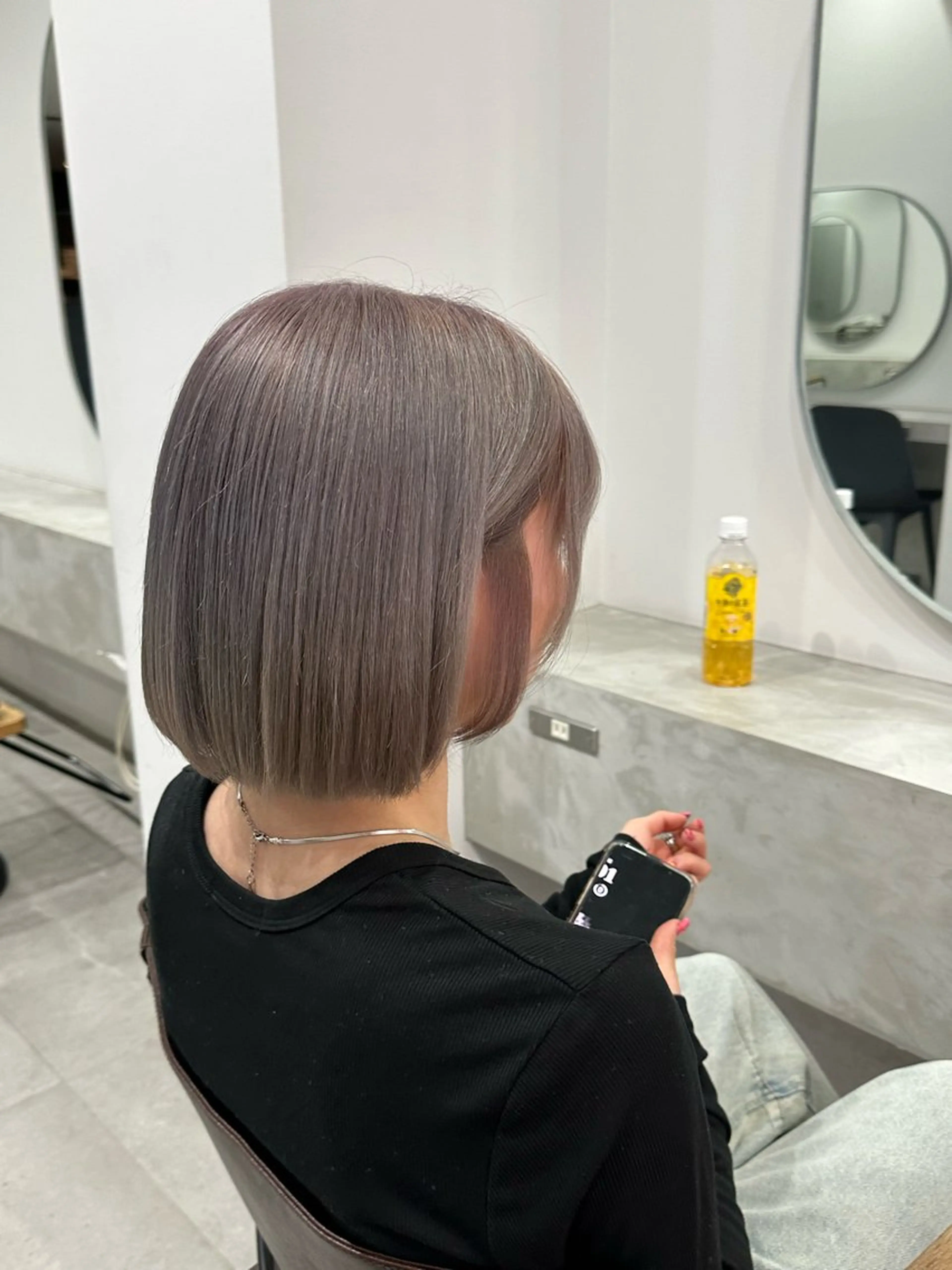 ミディアム ヘアカラー トリートメント clan所属・志賀 海音のヘアスタイル