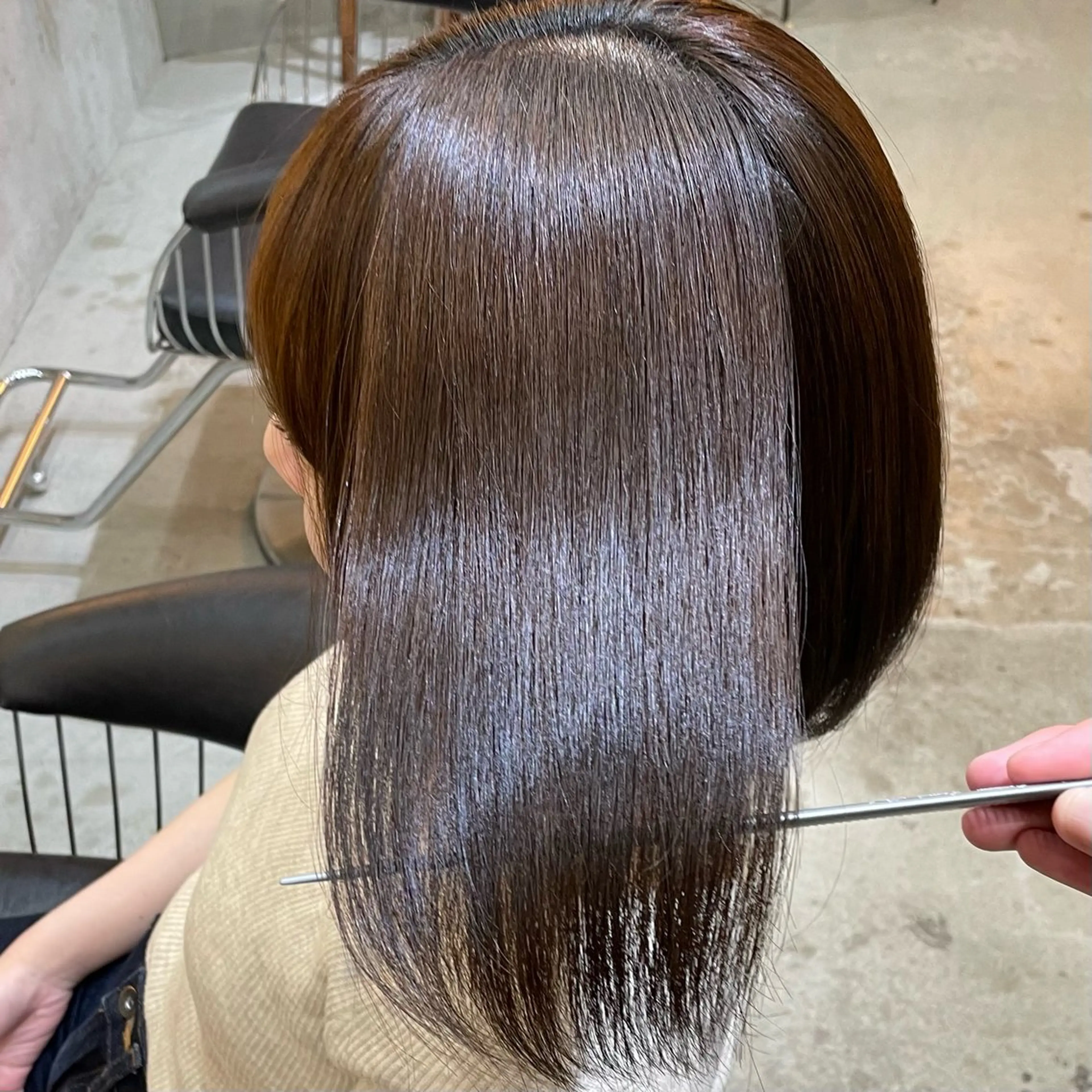 ショート 髪質改善 縮毛矯正 カット 縮毛矯正 トリートメント 韓国レイヤー/髪質 改善🎀ちなみのヘアスタイル