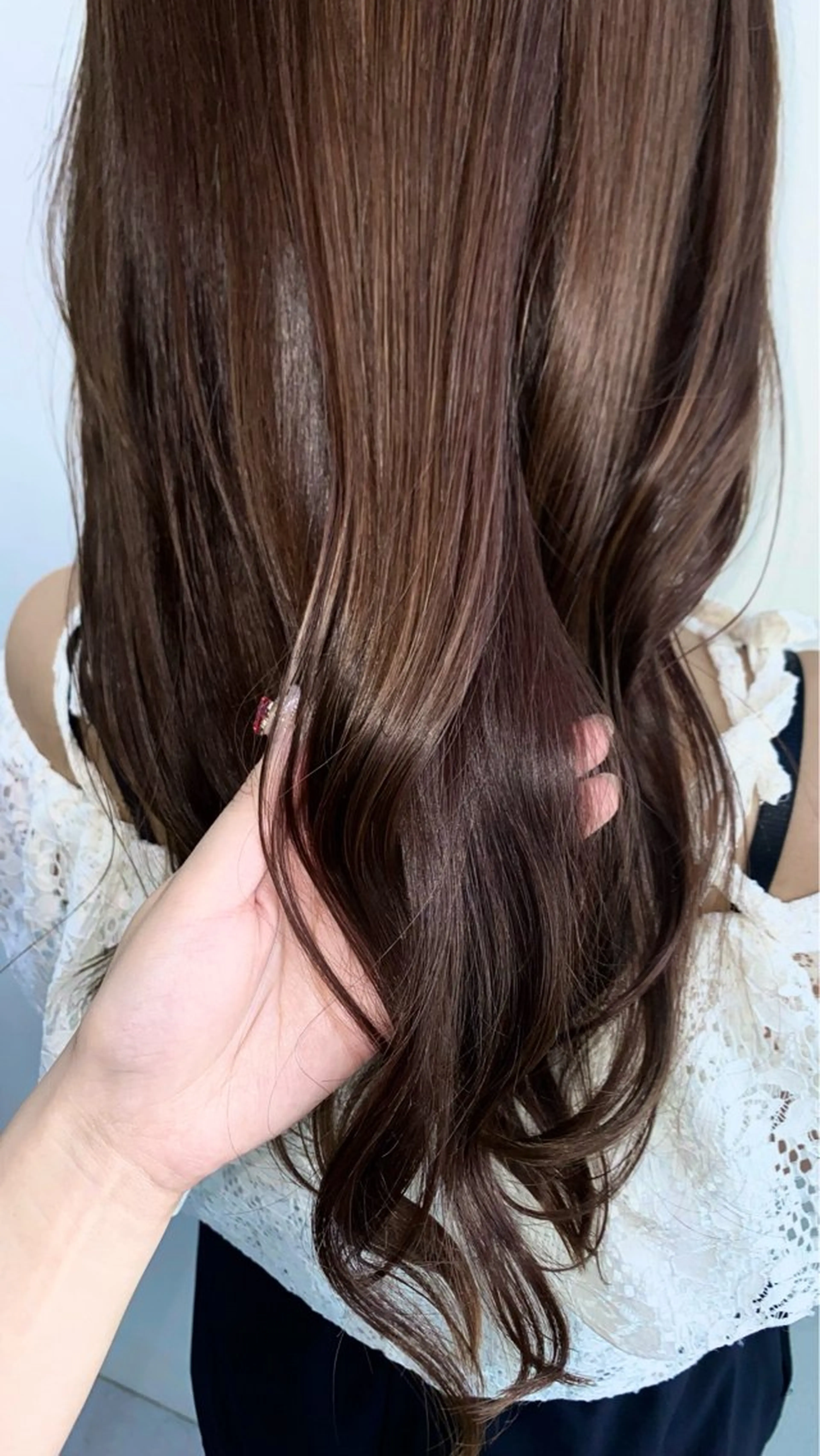 ロング カラー ブラウンカラー モカブラウン BOND TOKYO所属・🌈似合わせカラー 🎀 MIO🌈のヘアスタイル