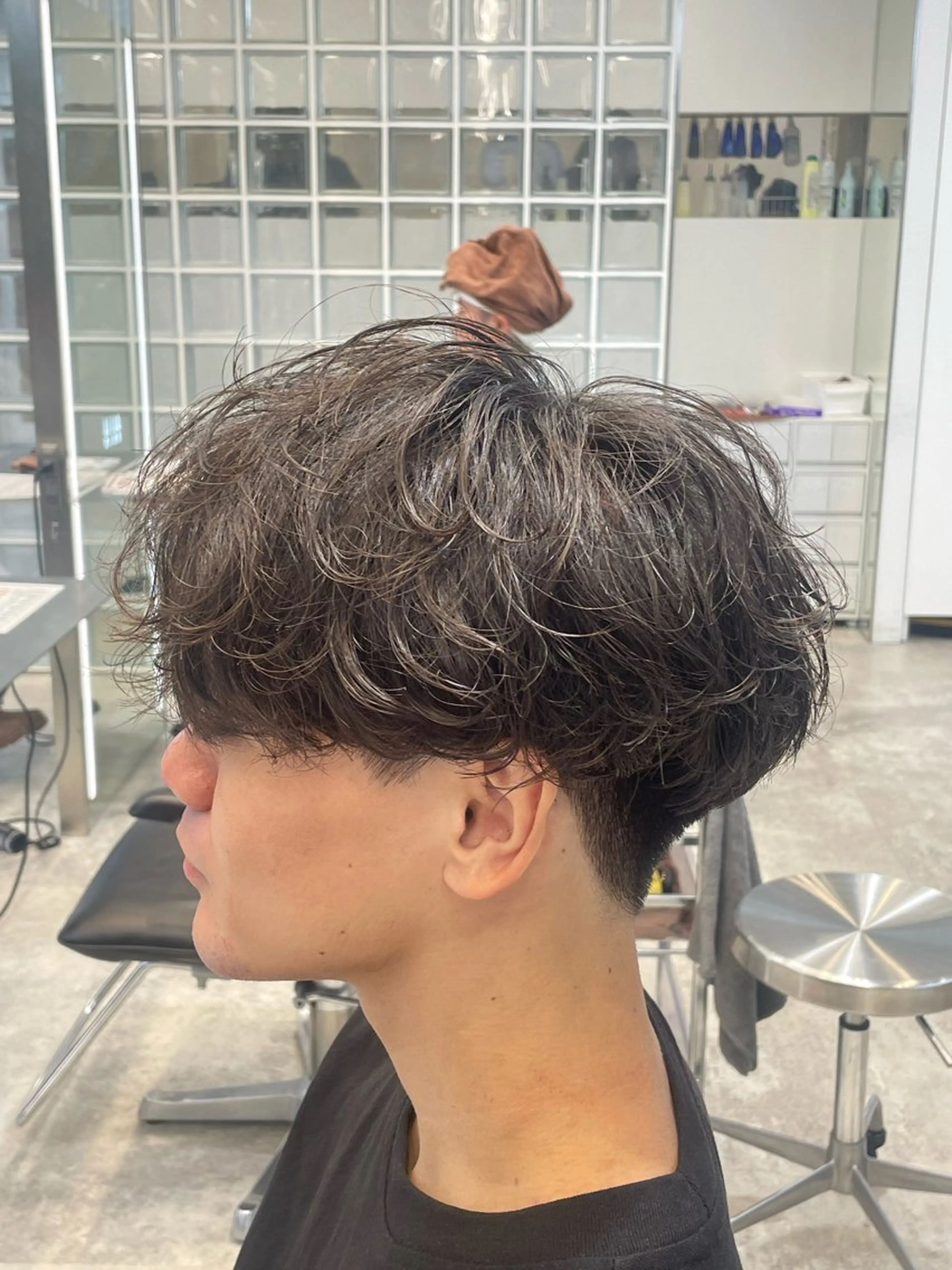 ショート パーマ メンズ メンズパーマ メンズ特化型美容師 sakuraのヘアスタイル