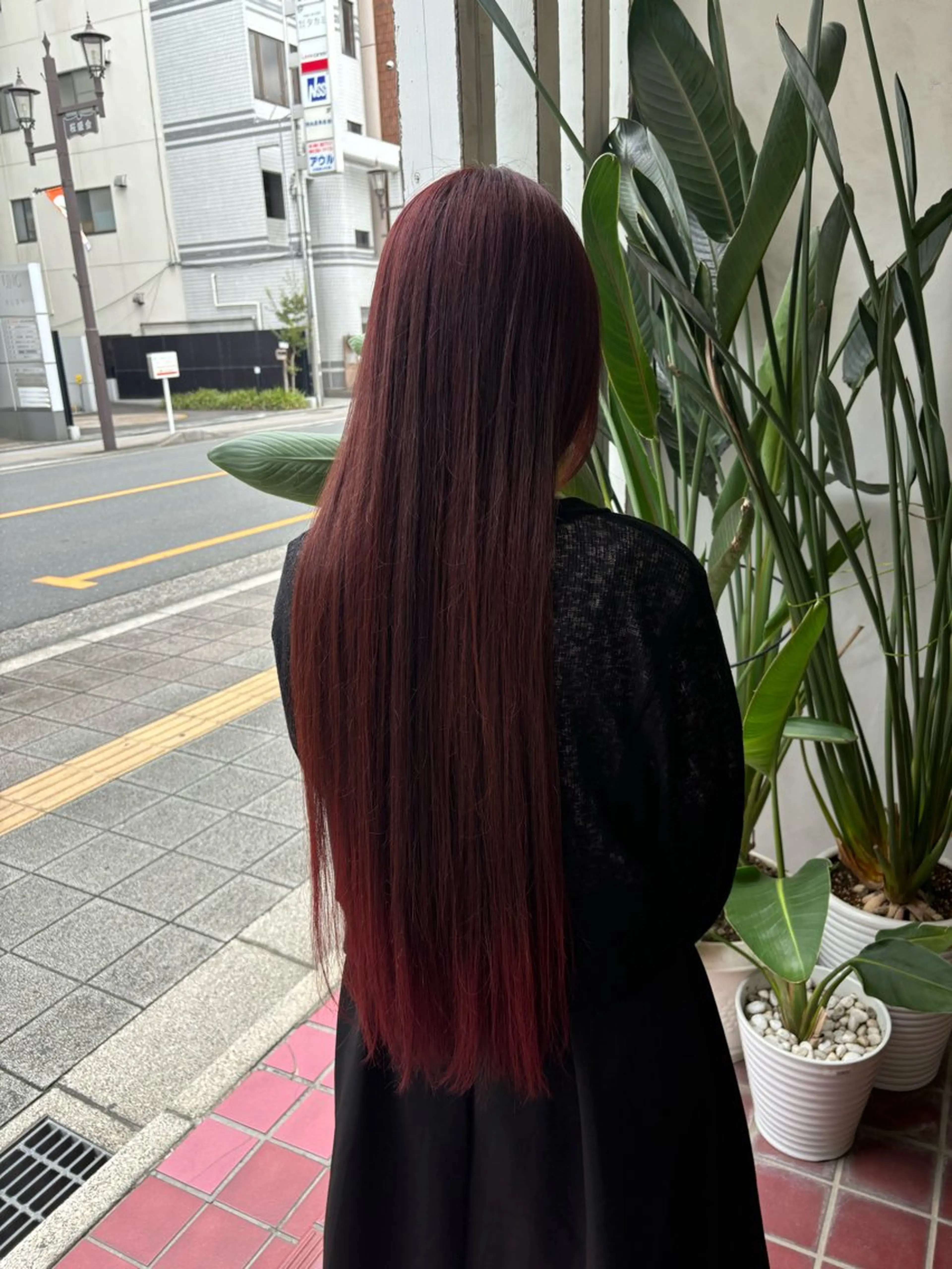 ロング ブリーチ予約率90% 以上✨森山陽向のヘアスタイル