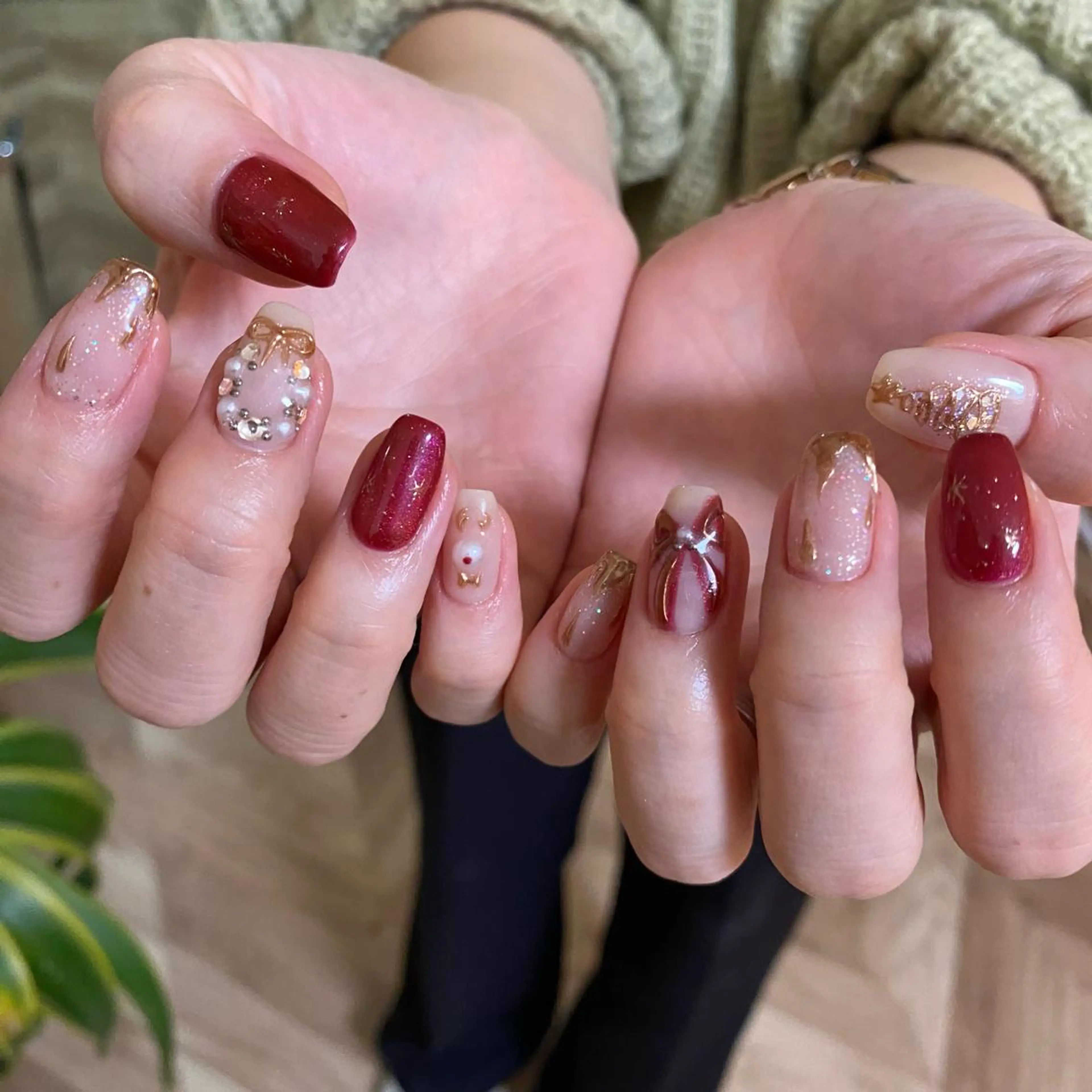 ネイル ハンドネイル Amber21.所属・Nagahama Akariのネイルデザイン