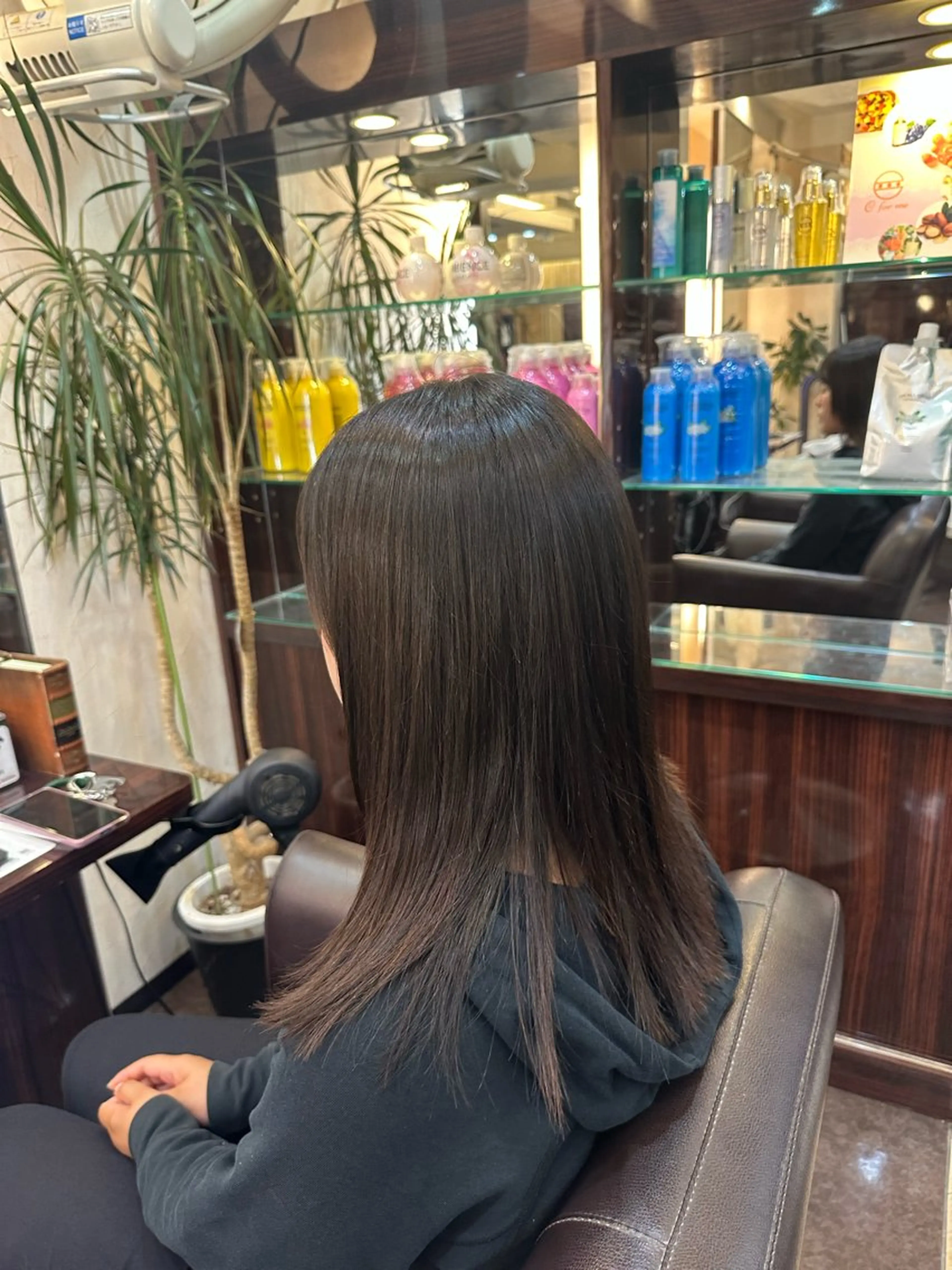 ロング トリートメント 縮毛矯正&髪質改善/ きょうの🐺のヘアスタイル