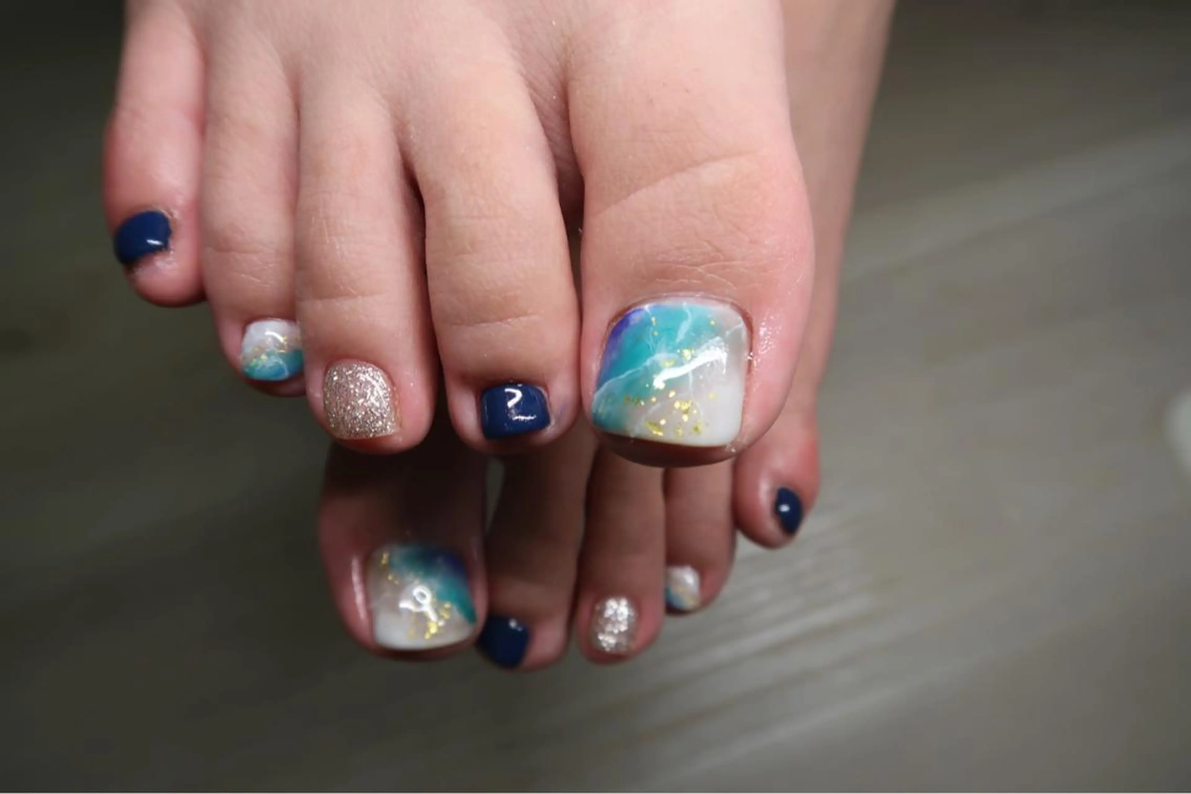 ネイル フットネイル Fielia momoのネイルデザイン