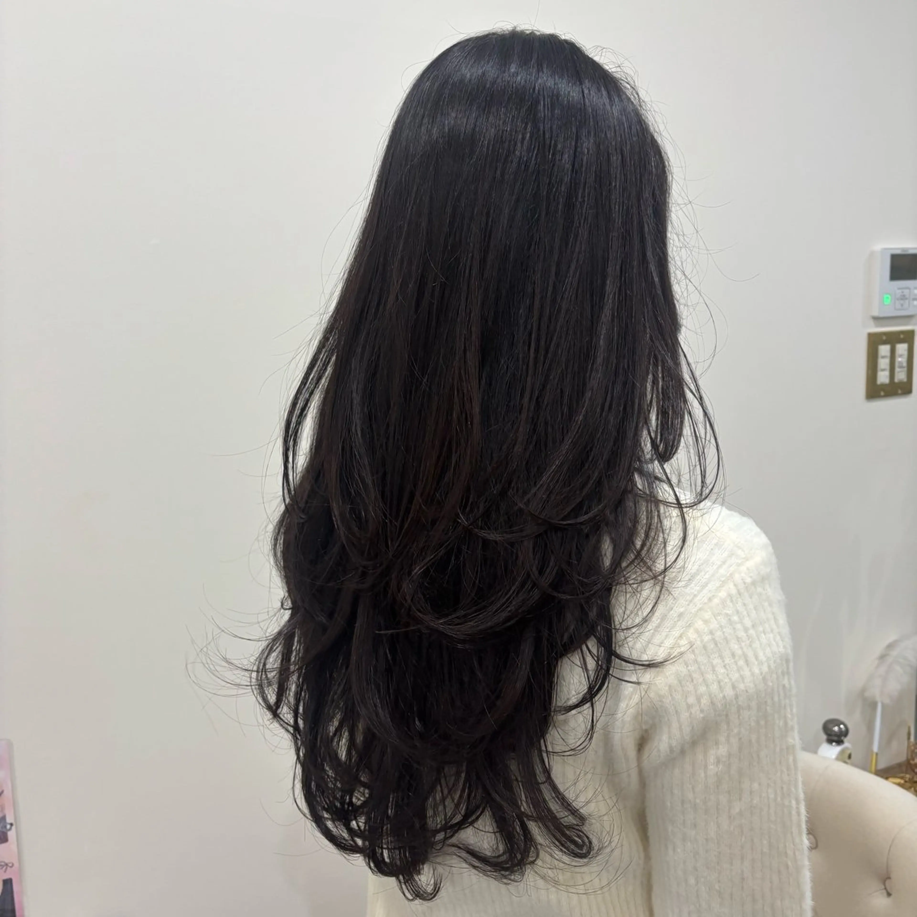 ロング レイヤーカット カット 美容室ORIKA /AI 海外レイヤーのヘアスタイル