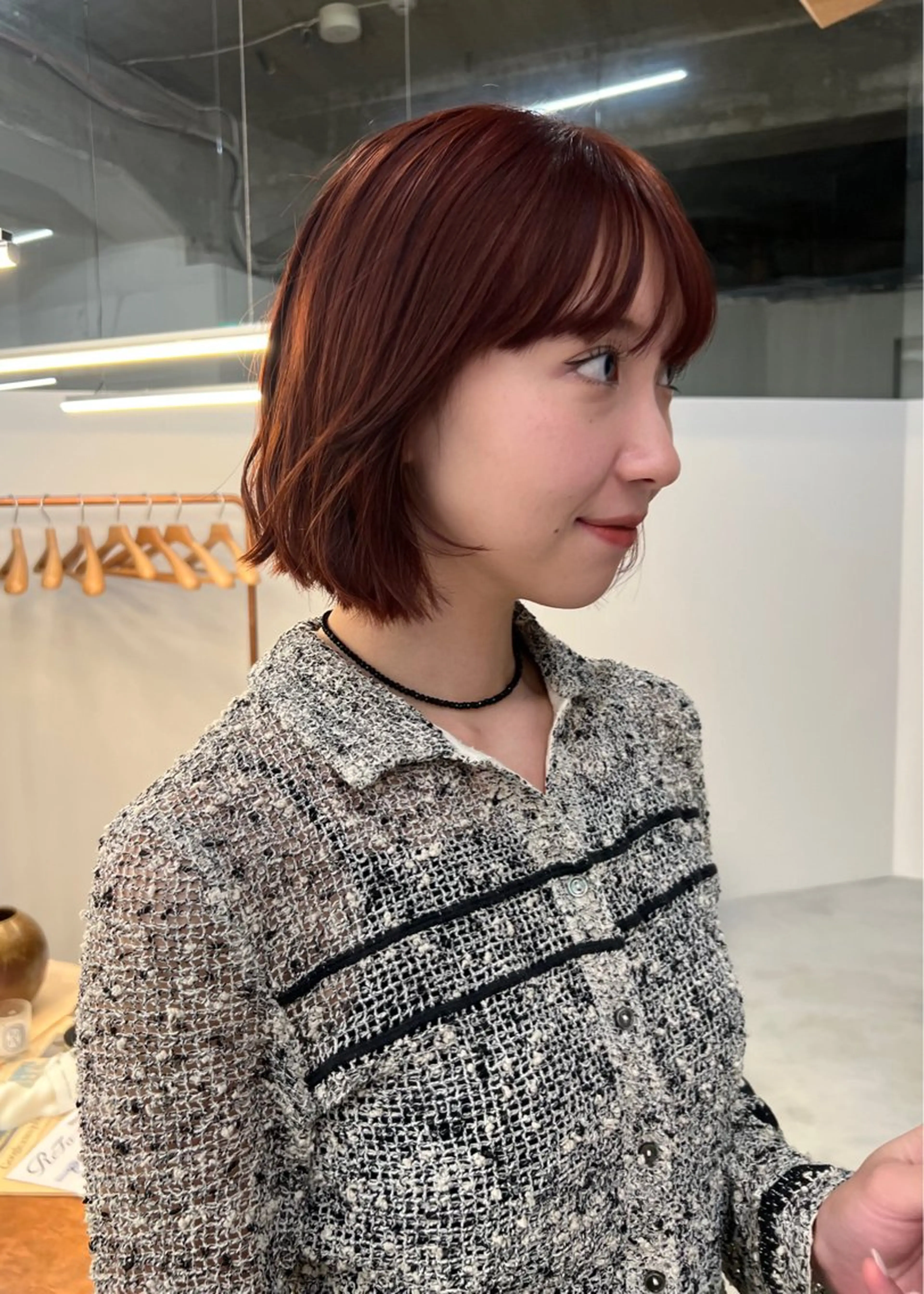 ミディアム ヘアカラー the hinc所属・miyu /大阪 /レイヤーカットのヘアスタイル