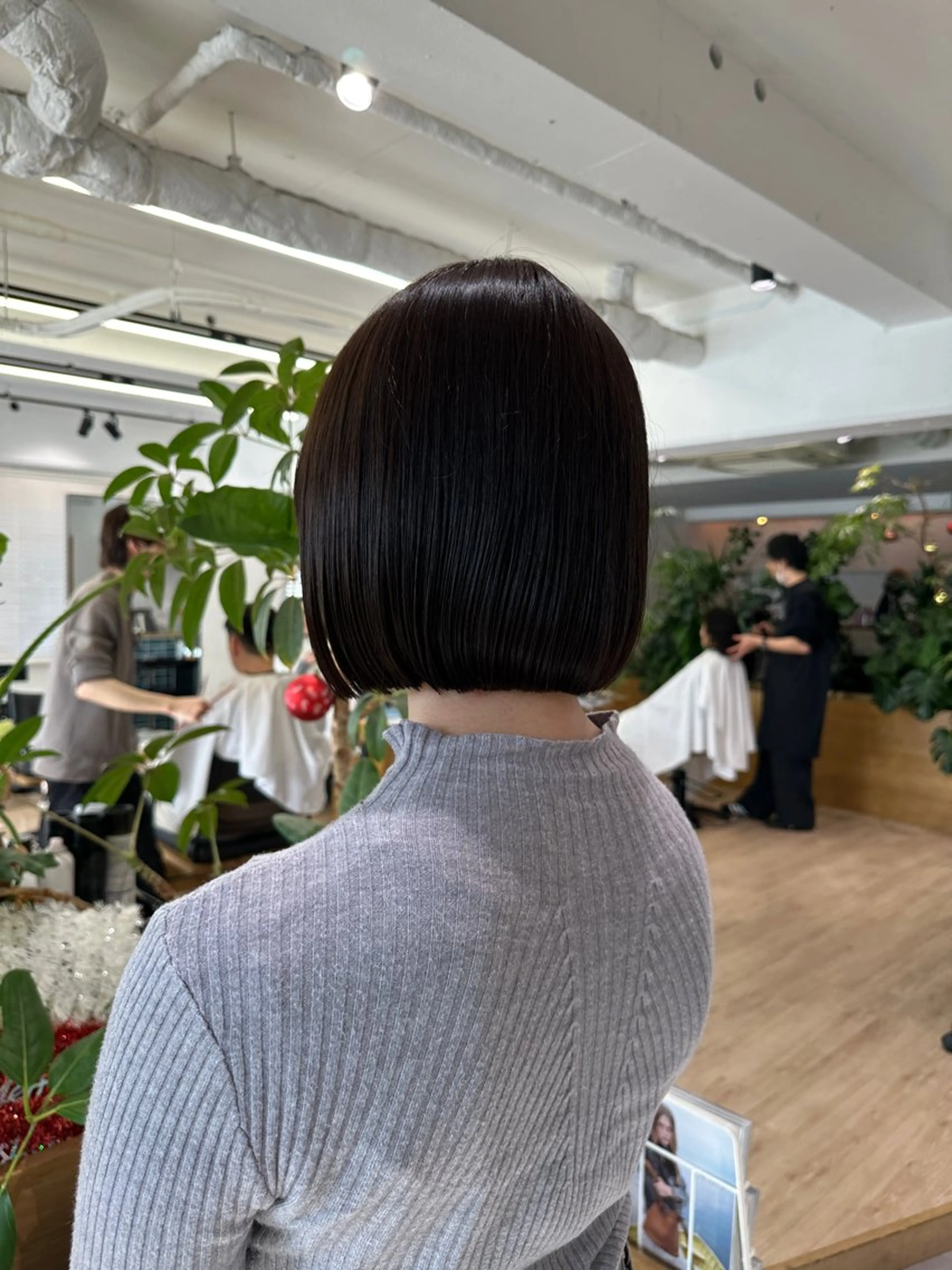 ショート カット トリートメント 切りっぱなし/髪質 改善矯正/さやか🫧のヘアスタイル