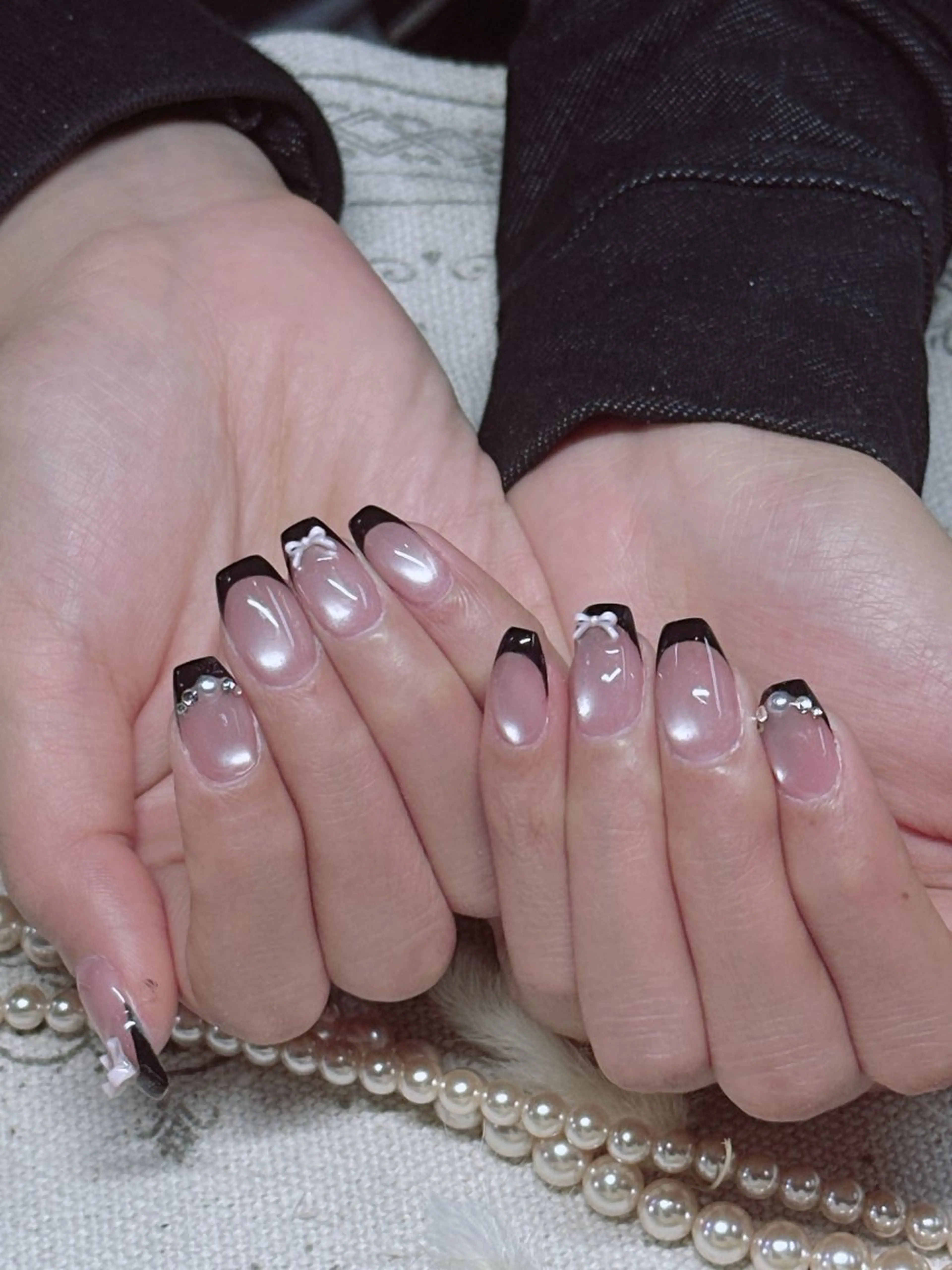 ネイル 韓国ネイル マグネットネイル ニュアンスネイル オフィスネイル ワンカラーネイル May&Way Neilのネイルデザイン